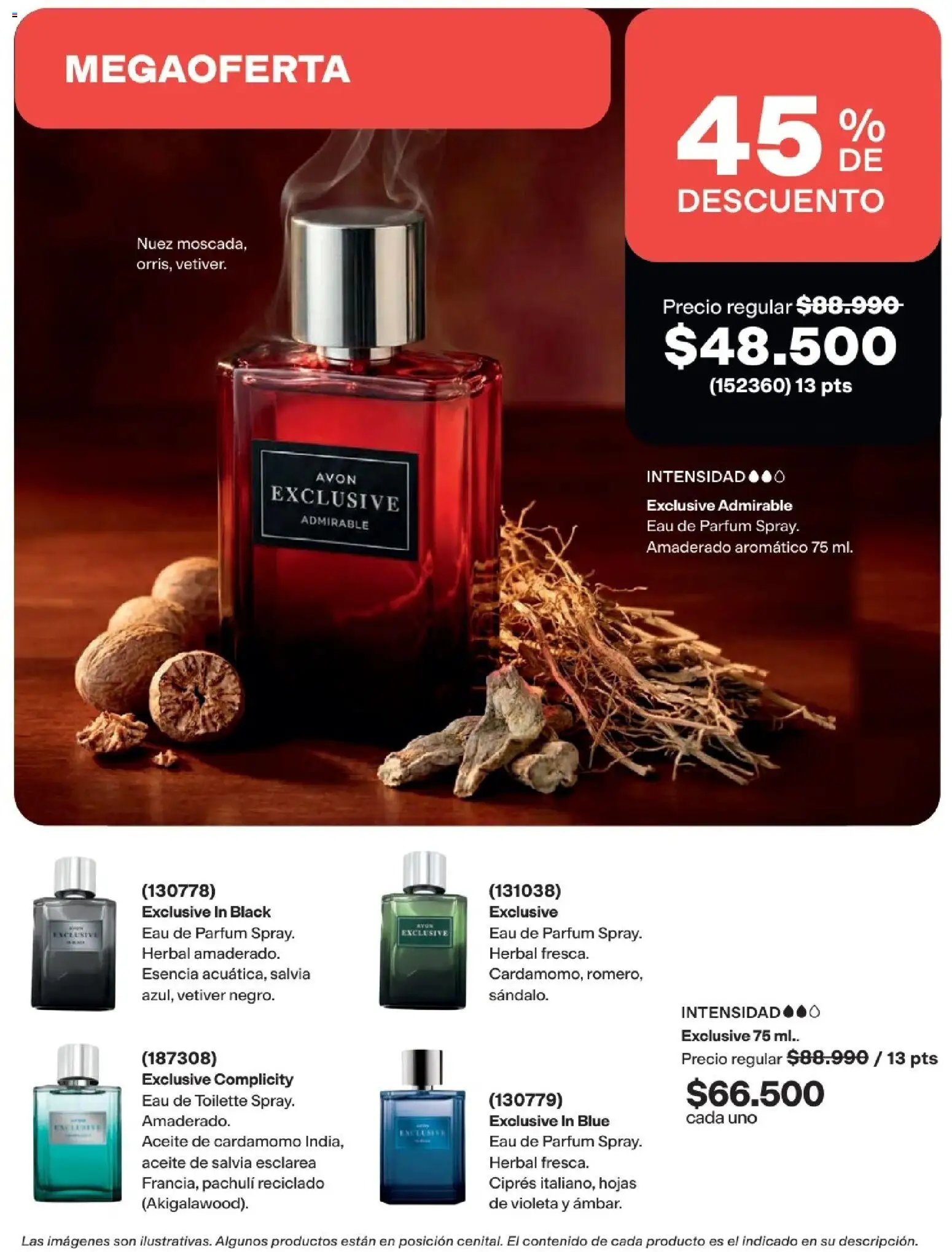 Avon revista - valida desde el 01.08.2026 | Página: 217 | Productos: Eau de toilette, Nuez, Aceite