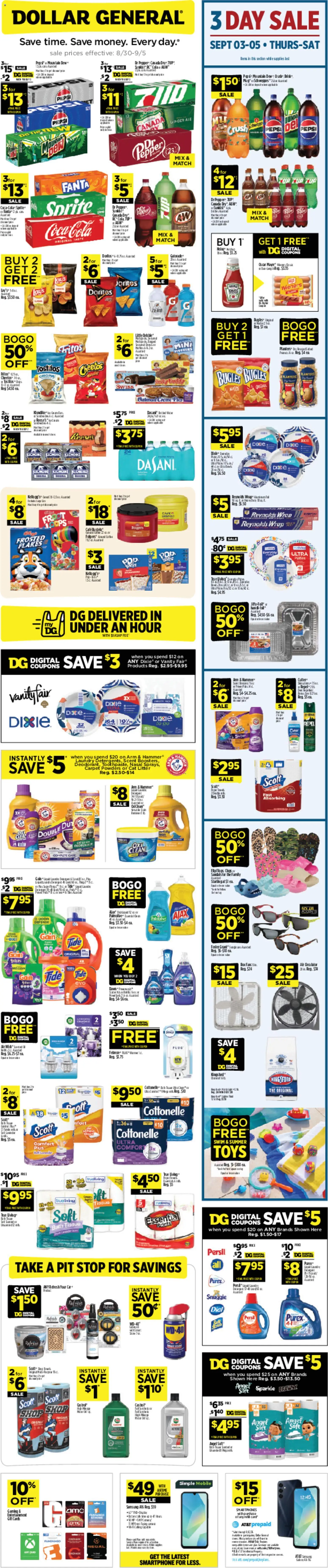 Dollar General Weekly Ad - valid from 08/30/2026 | Page: 1