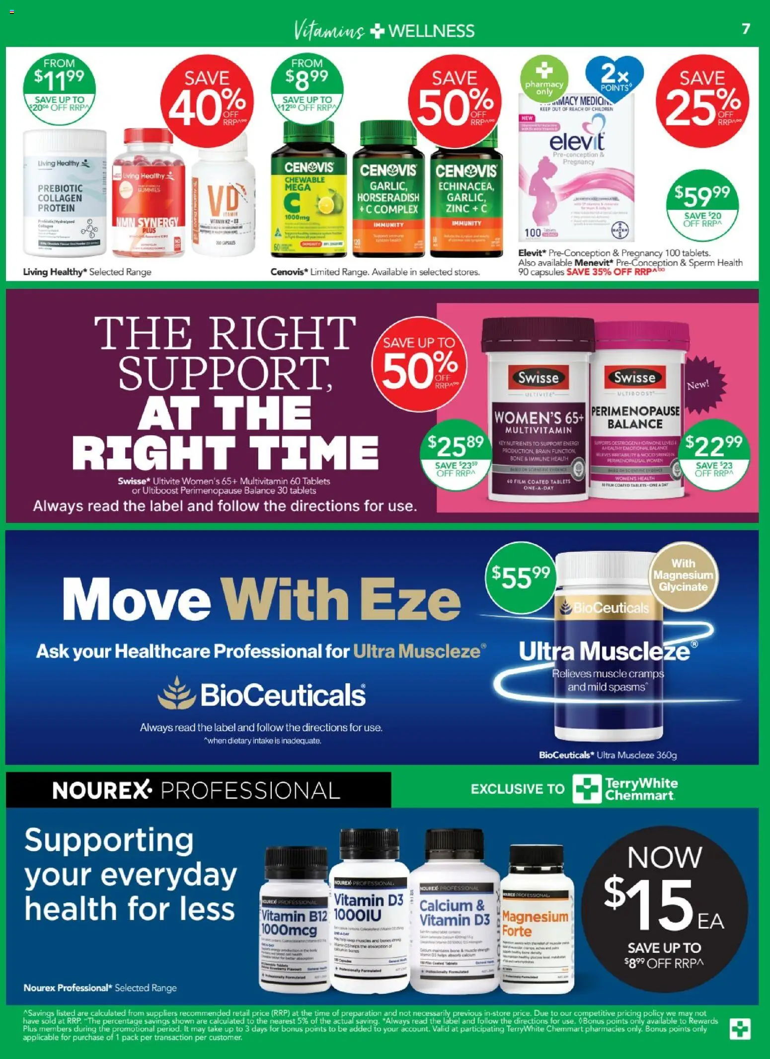 Terry White catalogue - valid from 01/10/2026 | Page: 7 | Products: Horseradish, Collagen, Nutrients, Zinc