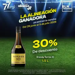 Vista previa de Bodegas Alianza catálogo La alineación ganadora, nuevo folleto de la tienda, válido en México a partir del 29/06/2026