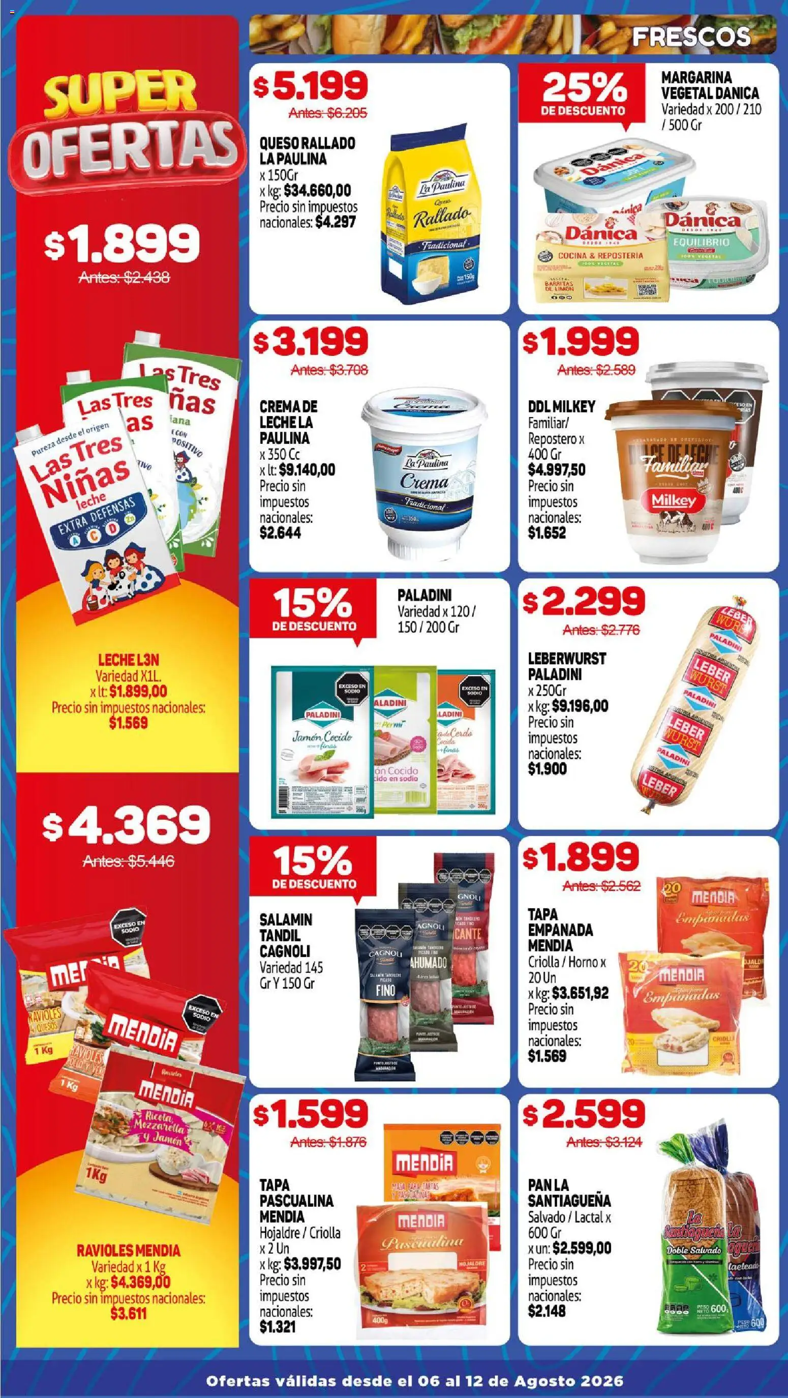 Makro ofertas │ válido desde el 06/08/2026 | Página: 3 | Productos: Cocina, Jamón cocido, Limón, Ravioles