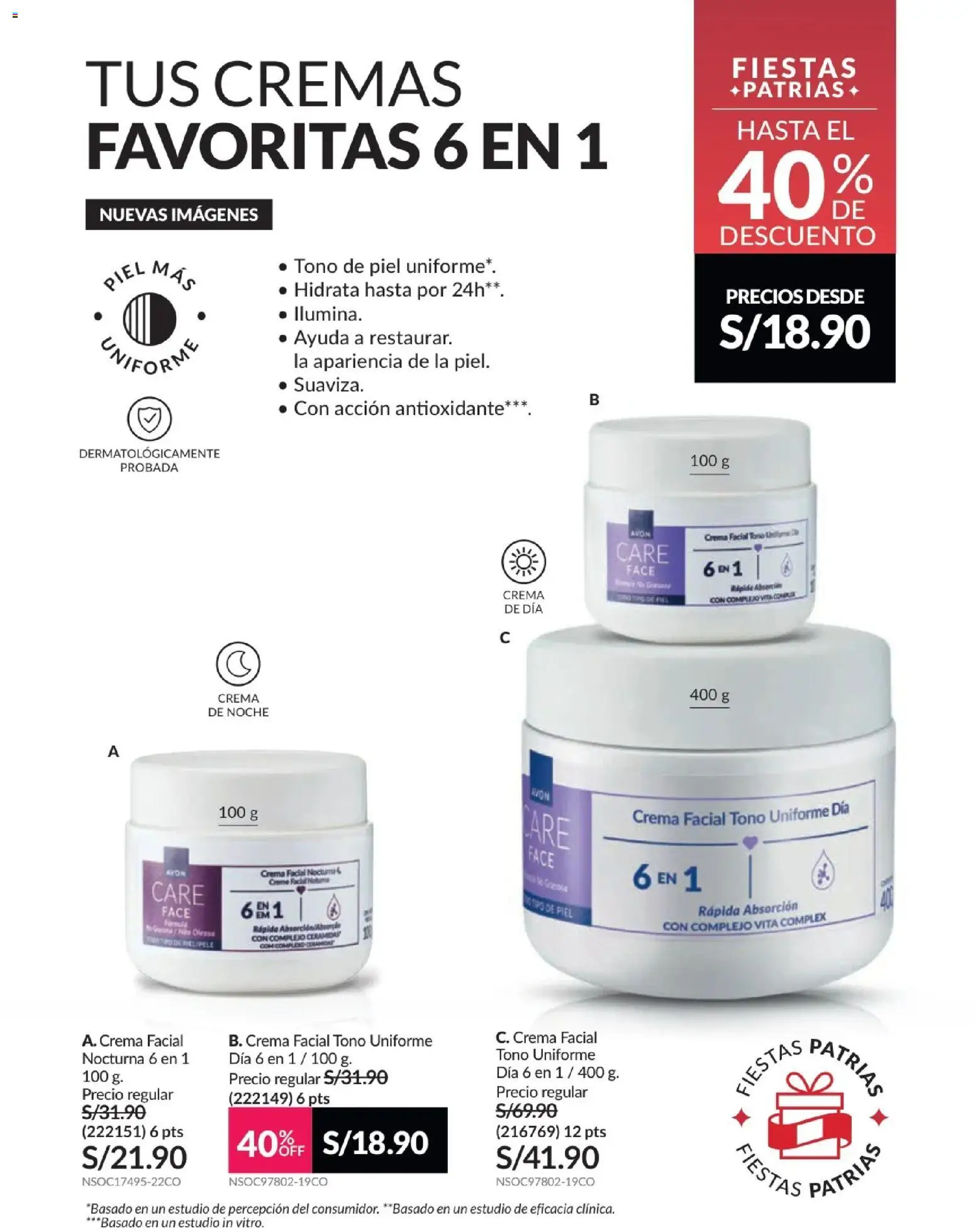 Catálogo Avon válido desde 01/07/2026 | Página: 118 | Productos: Crema