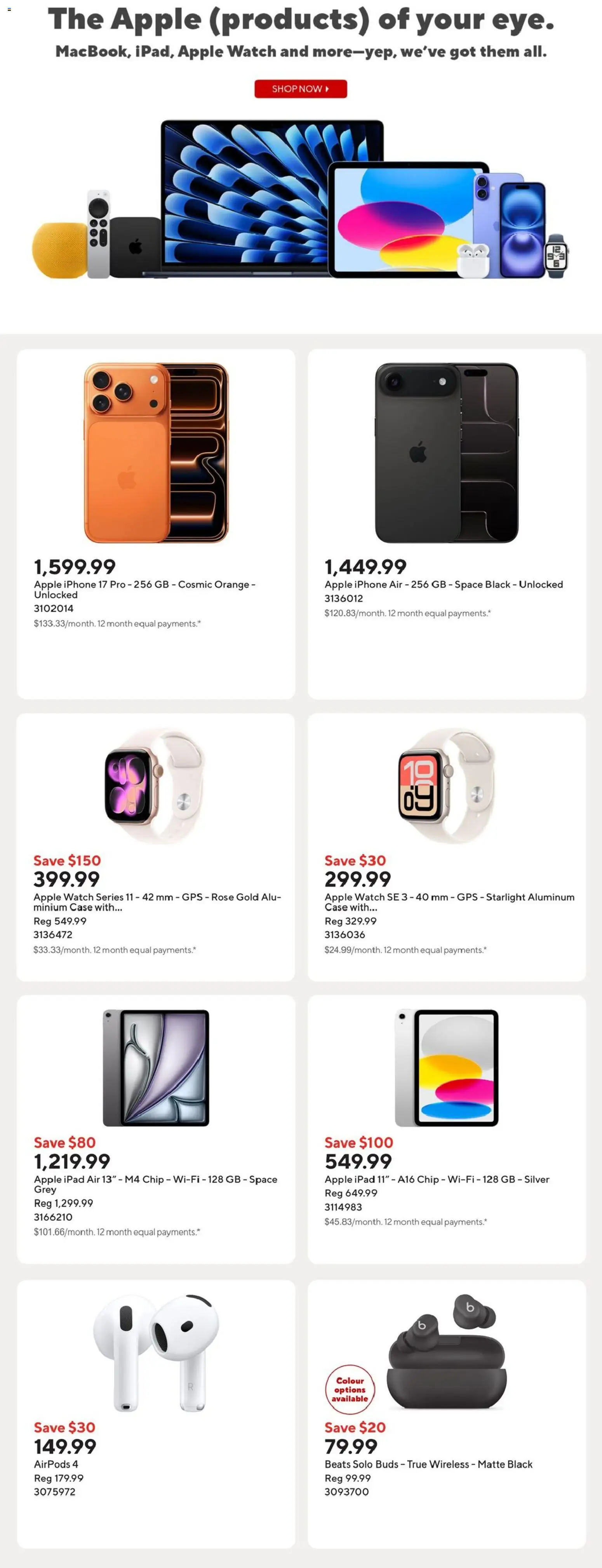 Staples flyer valid from Aug 21, 2026 | Page: 13 | Products: Watch, Case