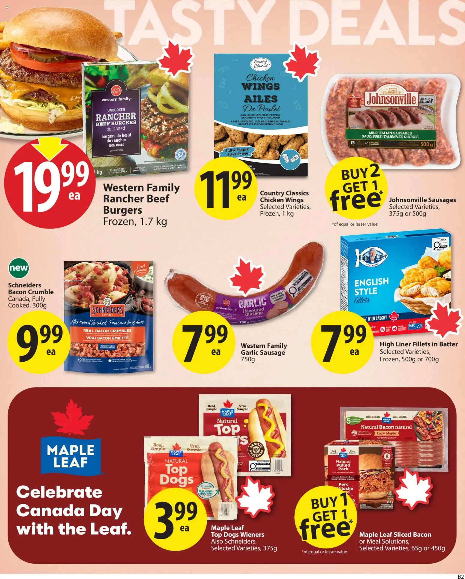 Save on foods flyer valid from Jun 25, 2026 | Page: 10 | Products: Beef, Chicken wings, Chicken, Pork
