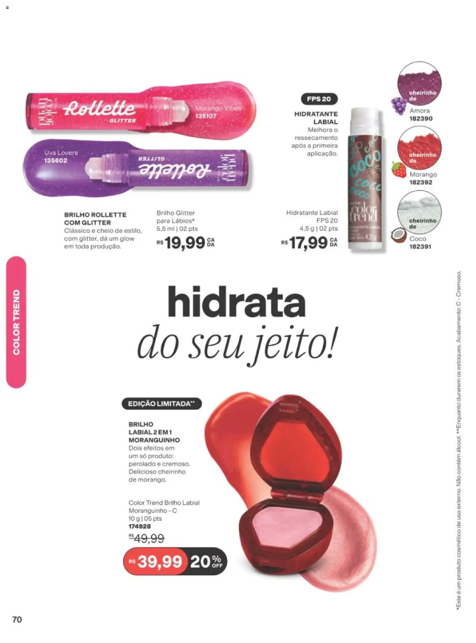 Avon Folheto - válido de 01/09/2026 | Página: 70 | Produtos: Coco, Uva