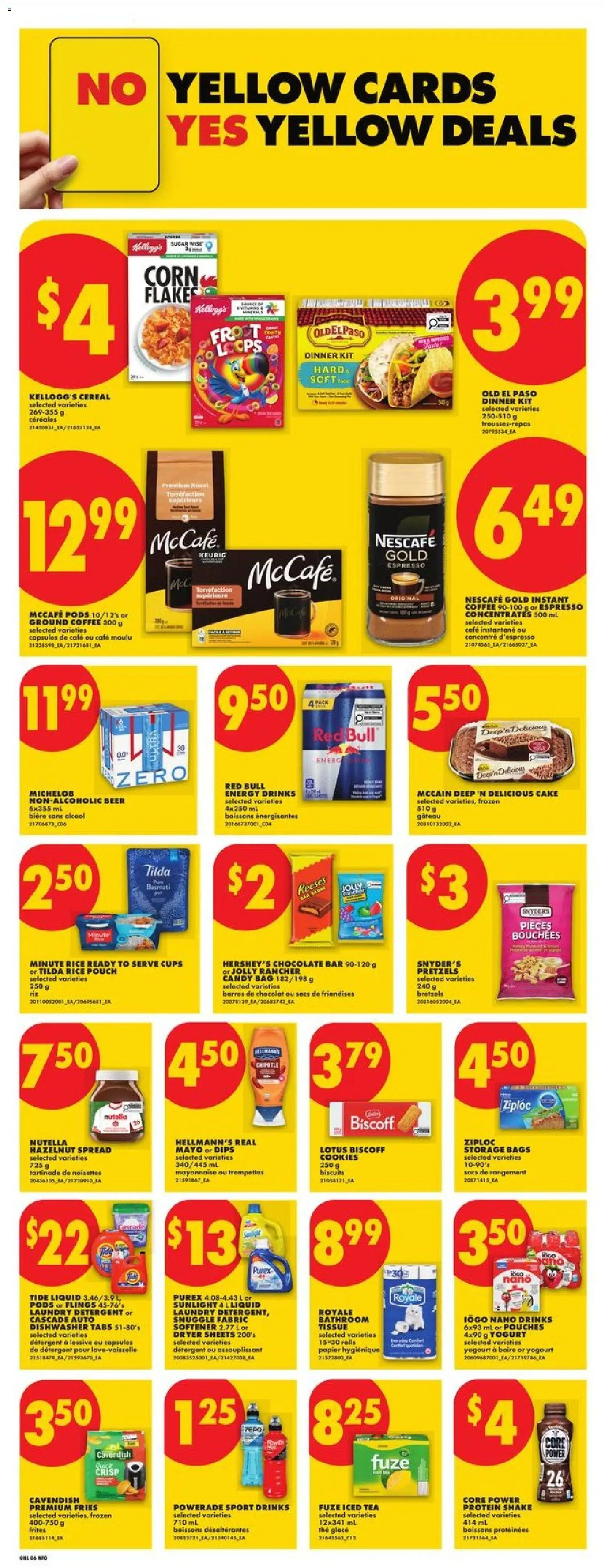 No Frills flyer valid from Jun 25, 2026 | Page: 10 | Products: Flakes, Bag, Coffee, Beer