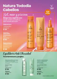 Vista previa de Natura campaña 13 2026, nuevo folleto de la tienda, válido en México a partir del 21/08/2026 | Página: 134 | Productos: Coco, Té, Jengibre, Acondicionador