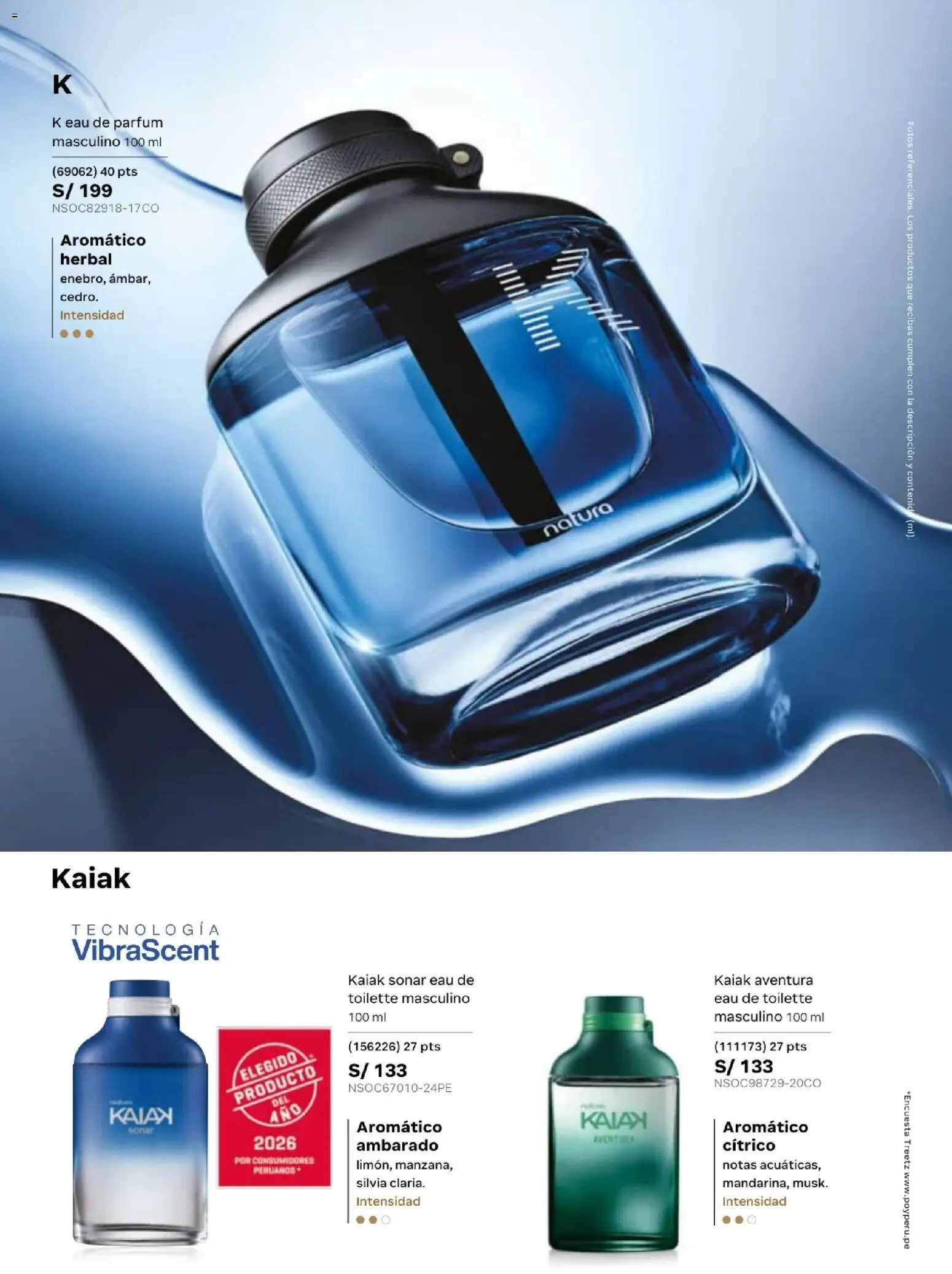 Catálogo Natura válido desde 24.05.2026 | Página: 52 | Productos: EAU de Toilette