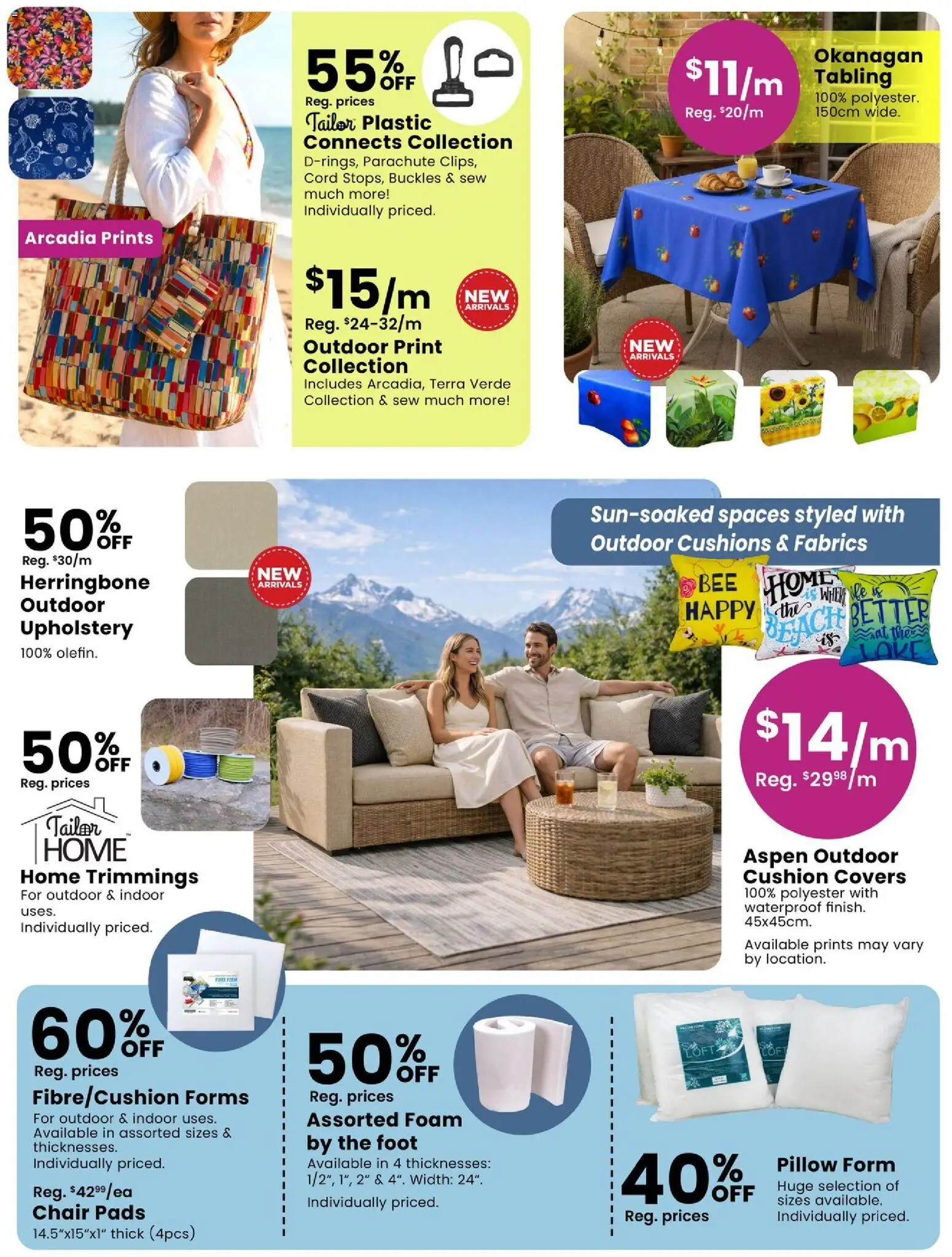 Fabricland flyer valid from 01.06.2026 | Page: 5 | Products: Pillow, Chair