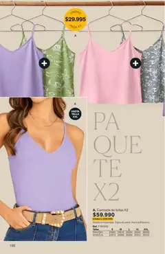Leonisa catálogo campaña 12 70 anos -  Vista previa de la revista de la tienda Leonisa valido desde el 04/08/2026 | Página: 186 | Productos: Camiseta