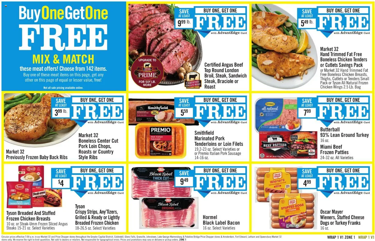 Price Chopper Weekly Ad - valid from 08/30/2026 | Page: 13 | Products: Turkey, Ground turkey, Pork, Chicken breasts