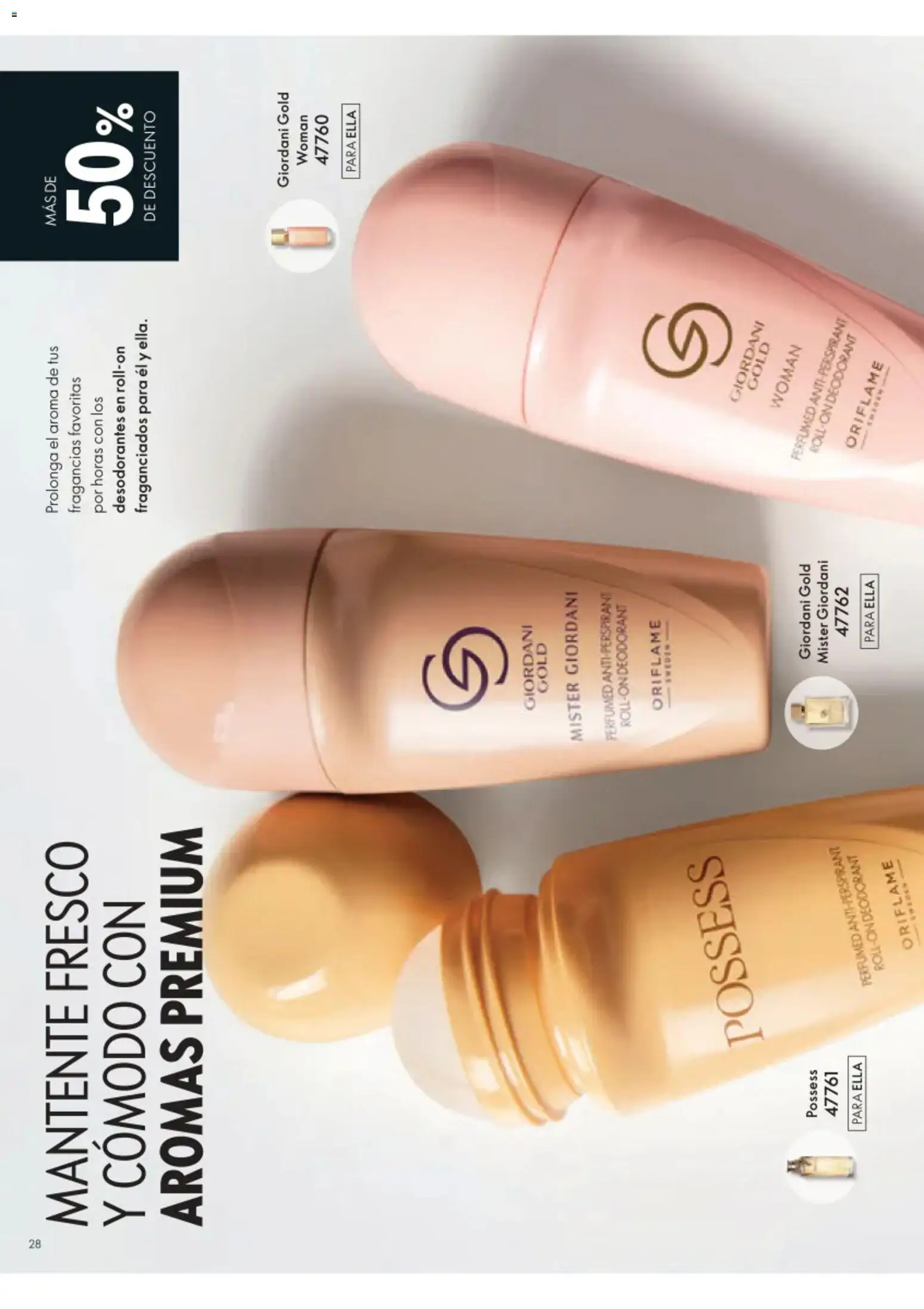 Nuevas ofertas de Oriflame válidas en toda la República Mexicana desde el 22/08/2026. ¡Encuentra las mejores ofertas en Oriflame campaña 12 2026! | Página: 28