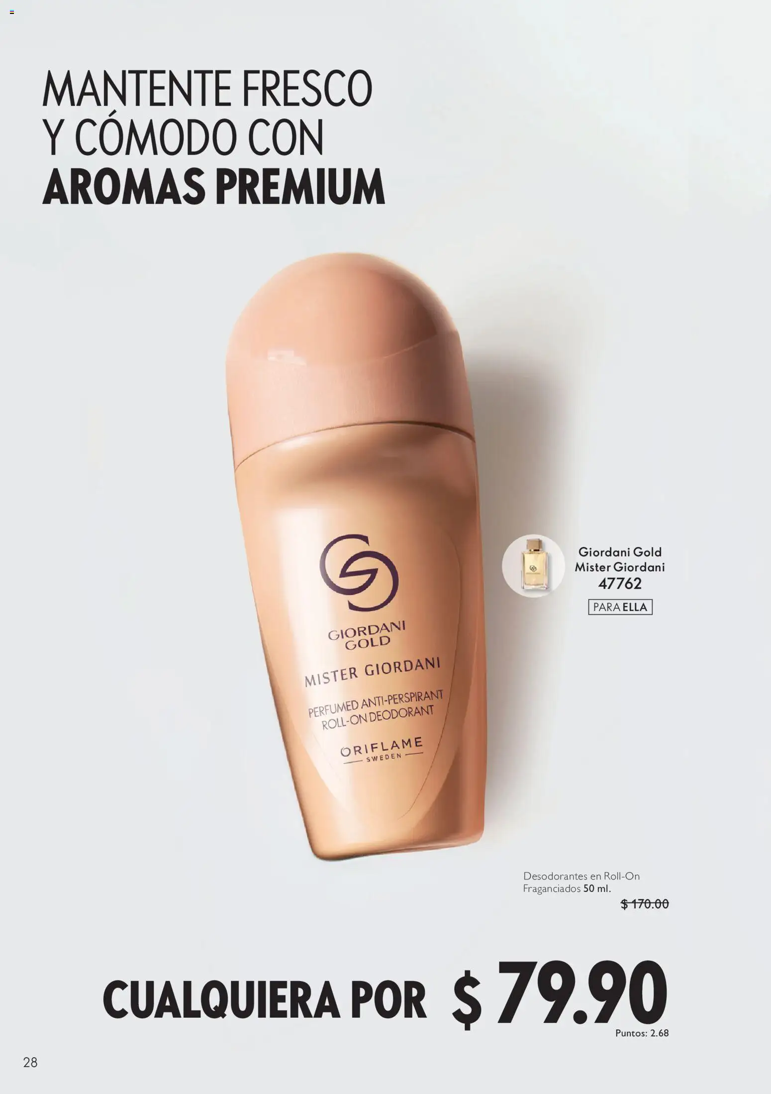 Nuevas ofertas de Oriflame válidas en toda la República Mexicana desde el 22/08/2026. ¡Encuentra las mejores ofertas en Oriflame campaña 12 2026! | Página: 28