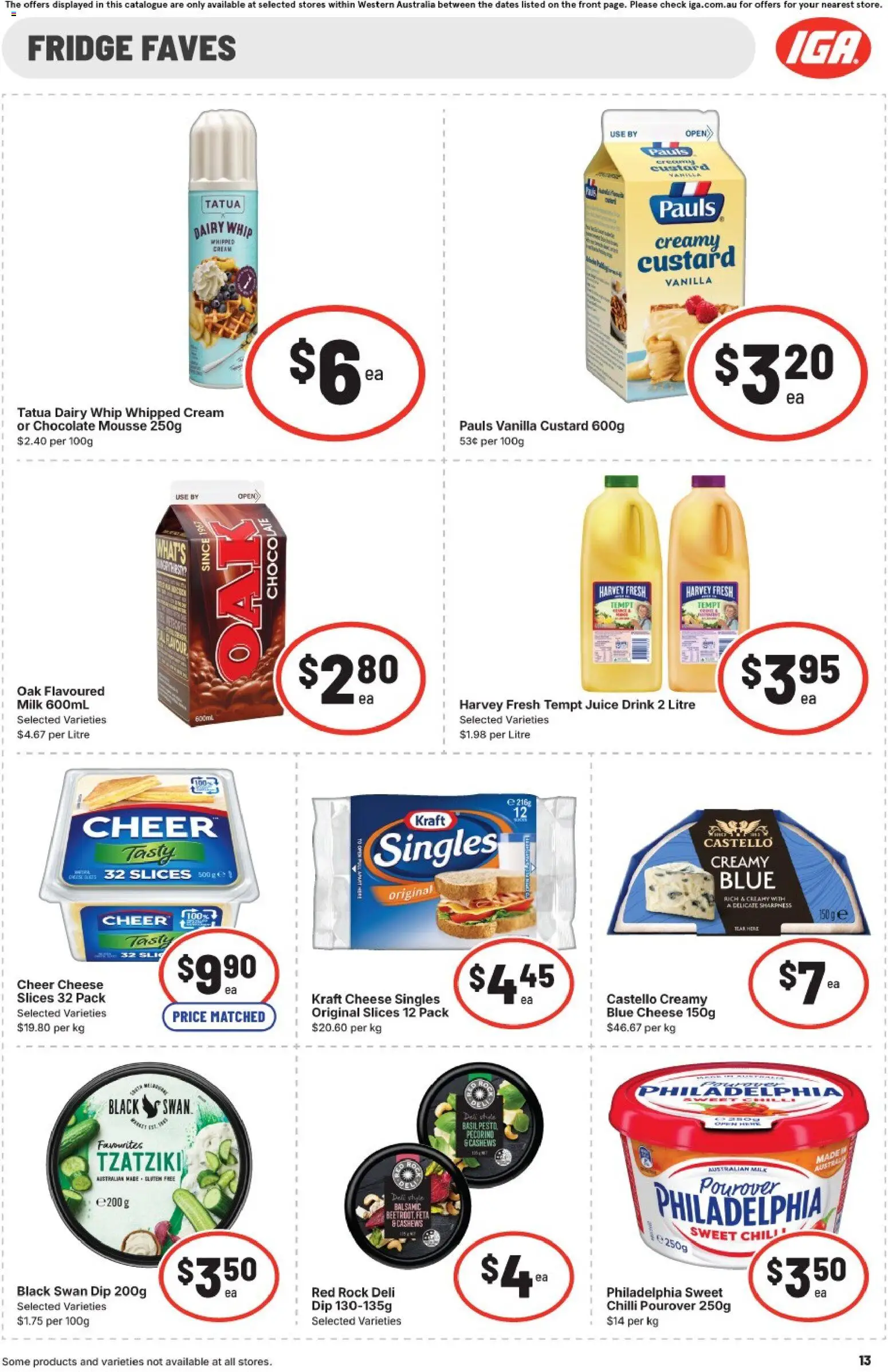 IGA catalogue - valid from 27.05.2026 | Page: 13 | Products: Milk, Cheese, Chilli, Mousse