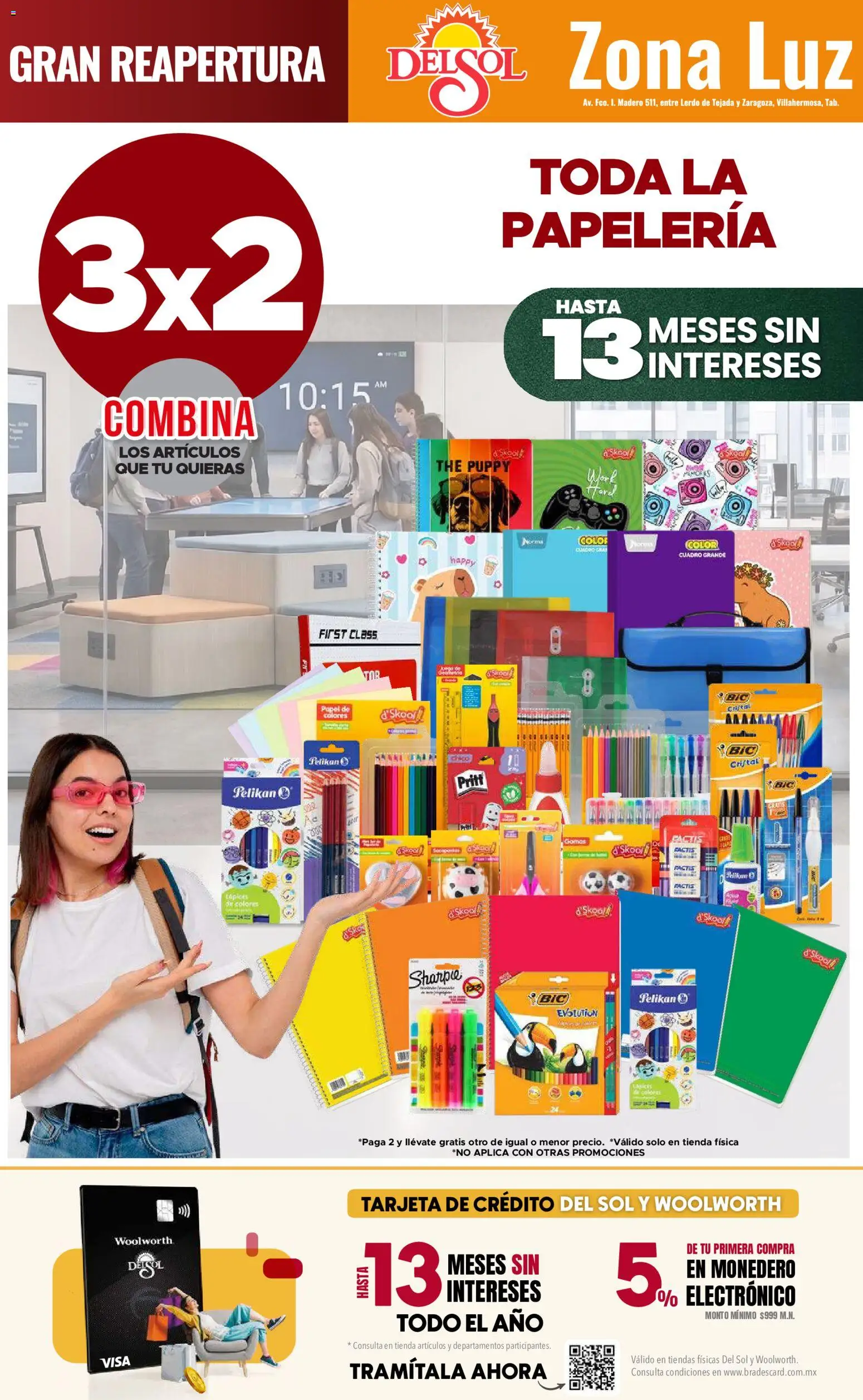 Nuevas ofertas de Del Sol y Woolworth válidas en toda la República Mexicana desde el 14/08/2026. ¡Encuentra las mejores ofertas en Del Sol y Woolworth katalog 4 Días de Grandes Promociones! | Página: 5 | Productos: Cuadro, Monedero