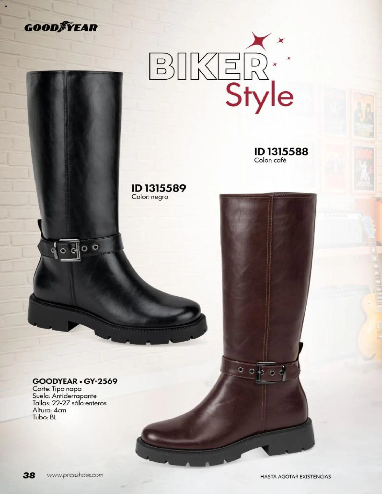 Nuevas ofertas de Price Shoes válidas en toda la República Mexicana desde el 20/10/2026. ¡Encuentra las mejores ofertas en Price Shoes catálogo Good Year! | Página: 38