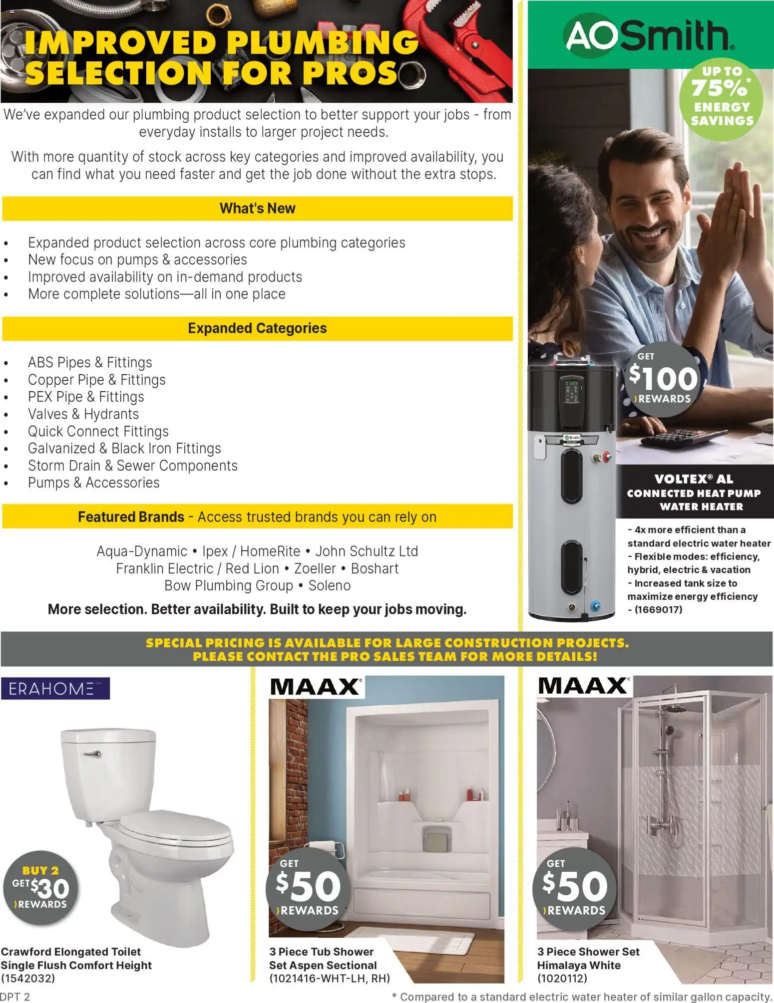 Kent flyer valid from Oct 1, 2026 | Page: 2 | Products: Water, Iron, Shower