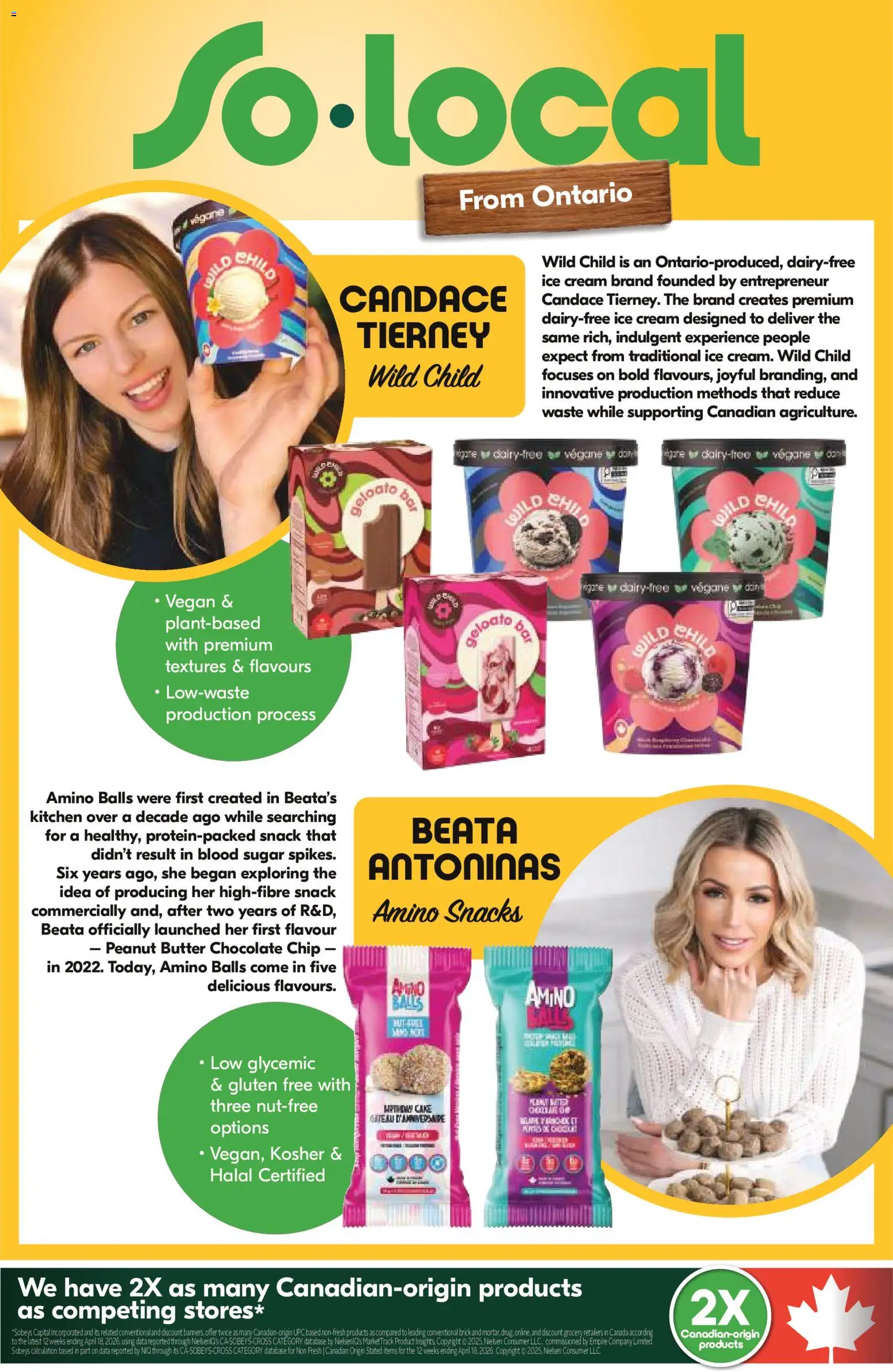 Sobeys flyer valid from 04.06.2026 | Page: 22 | Products: Cream, Ice cream, Butter, Chocolate