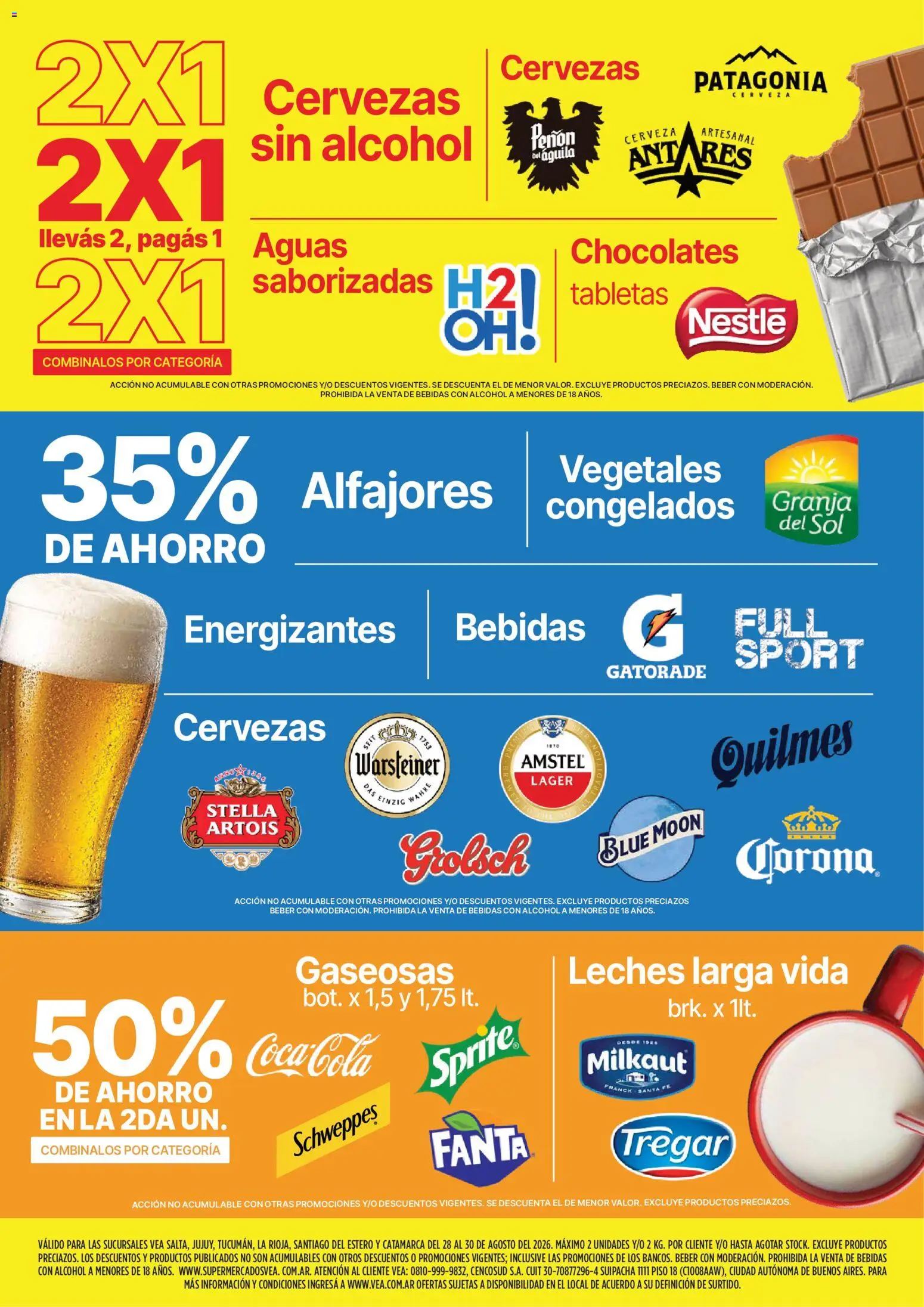 Vea - Fin de semana de ahorro | NOA │ válido desde el 28/08/2026 | Página: 3 | Productos: Fanta, Cerveza sin alcohol, Bebidas, Alcohol