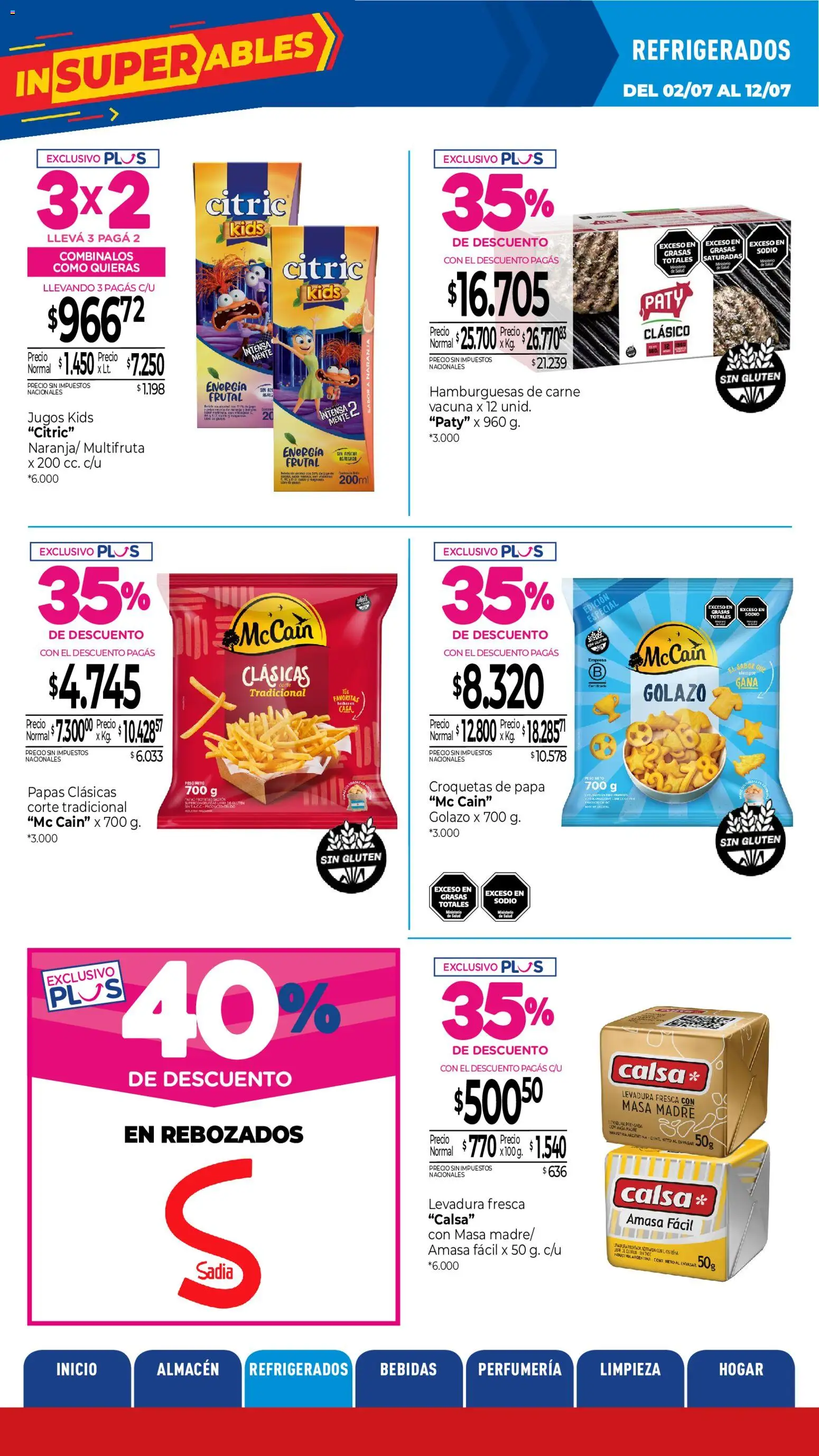 La Anonima catálogo │ válido desde el 02/07/2026 | Página: 17 | Productos: Peso, Papa