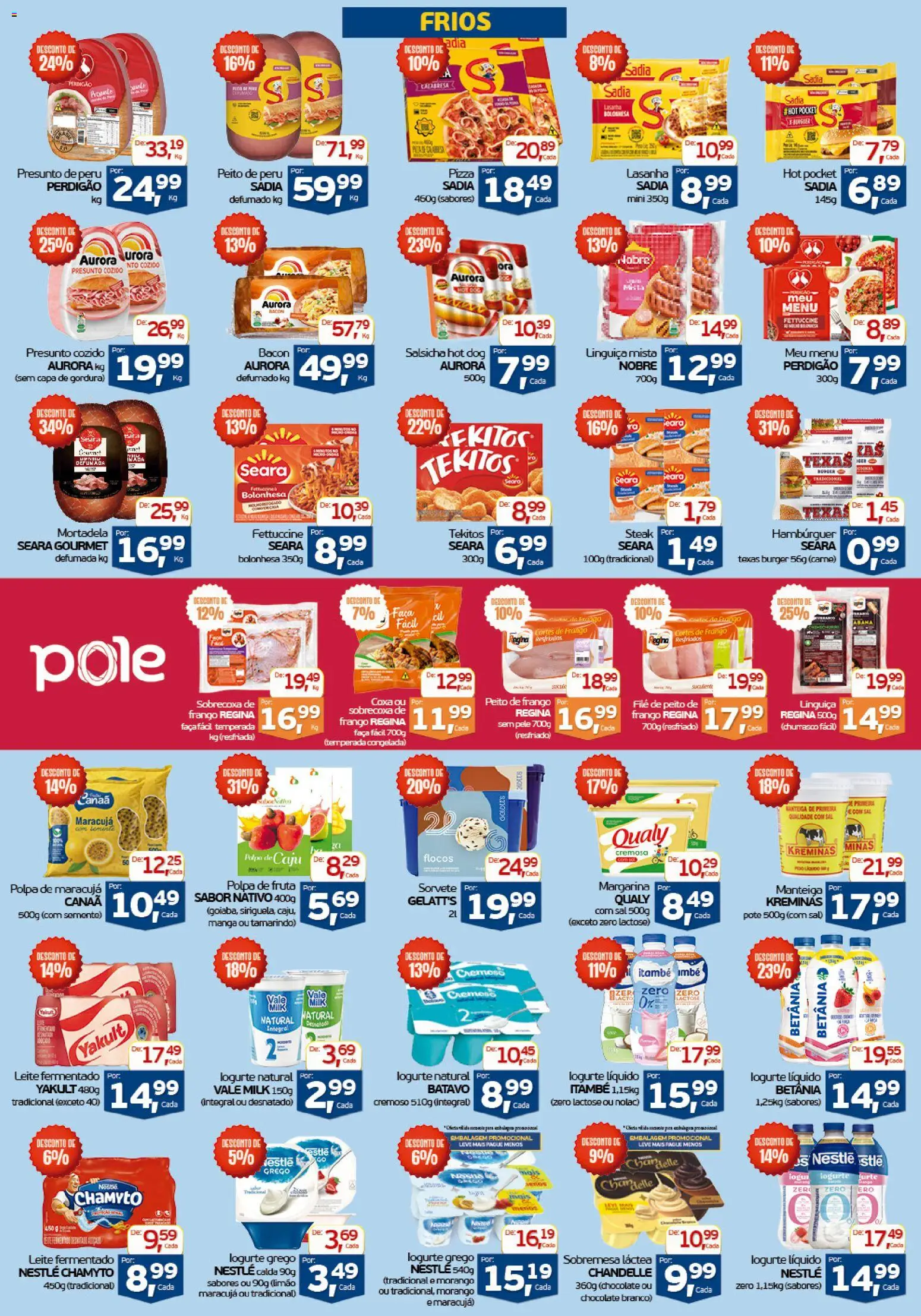 Cometa Supermercados Folheto - válido de 04.05.2026 | Página: 3 | Produtos: Faca, Mortadela, Peito de peru, Sorvete