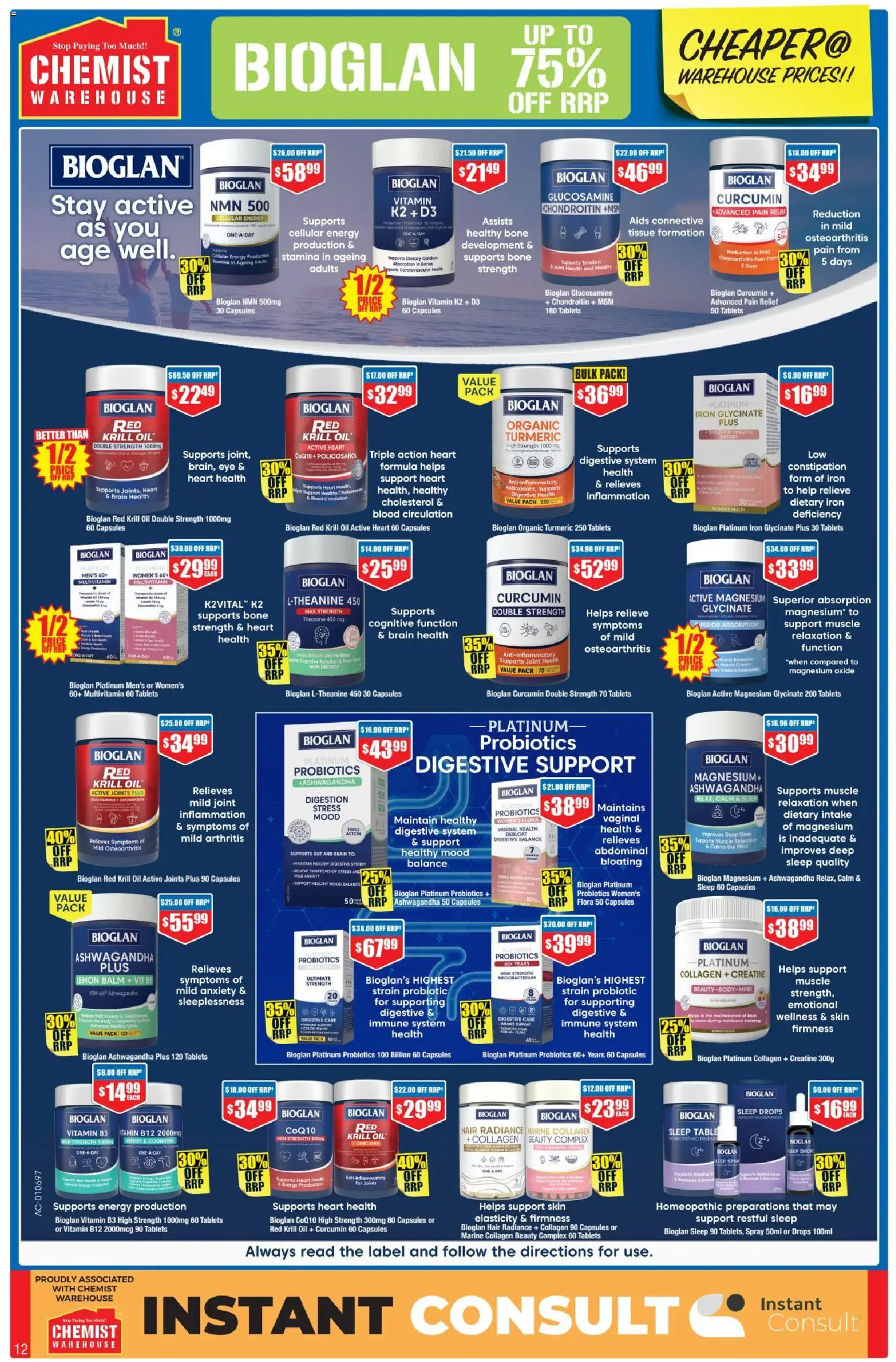 Chemist Warehouse catalogue - valid from 28.05.2026 | Page: 12 | Products: Table, Multivitamin, Iron, Tablets