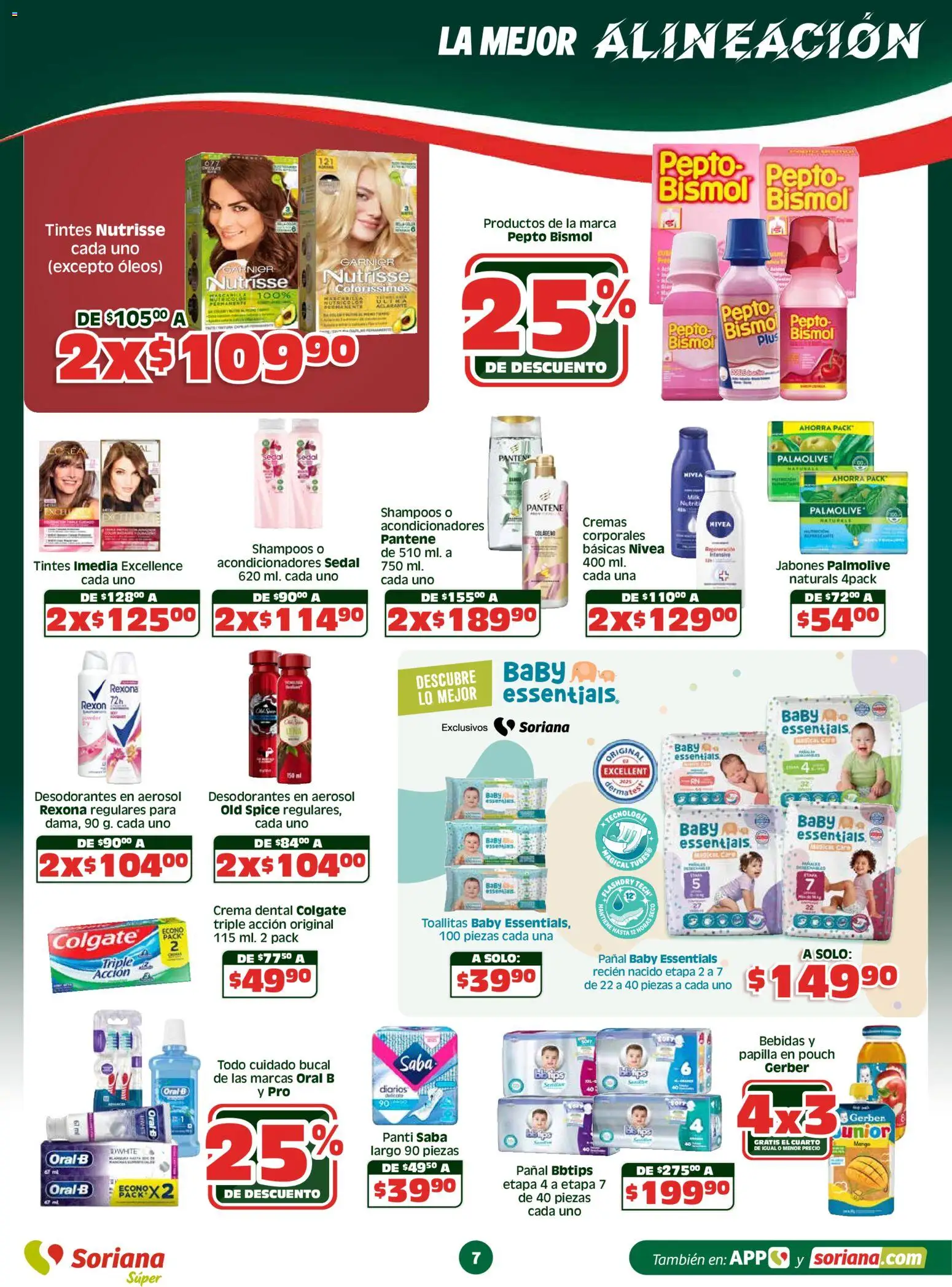 Nuevas ofertas de Soriana válidas en toda la República Mexicana desde el 30.04.2026. ¡Encuentra las mejores ofertas en Soriana Apoyamos con todo Súper Nacional! | Página: 7