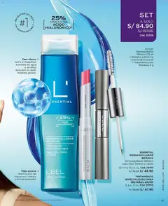 Vista previa de folleto L'Bel catálogo - Campaña 13 de la L'Bel válido desde 02/08/2026 | Página: 61 | Productos: Bálsamo labial, Agua, Maquillaje