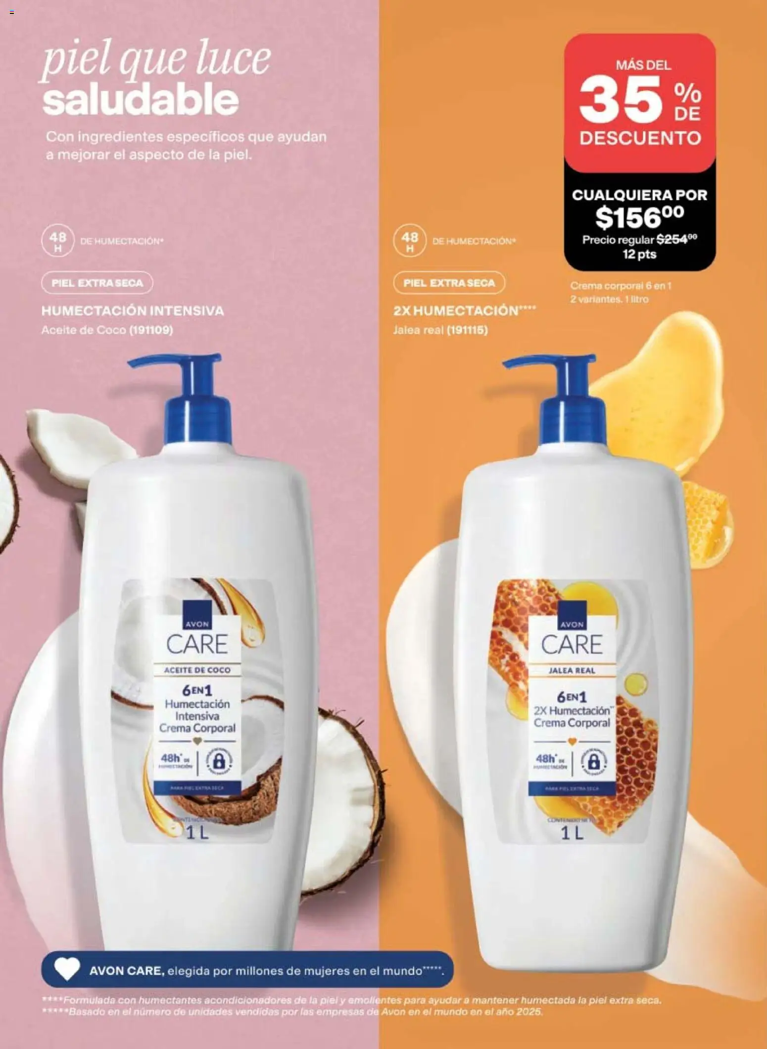 Nuevas ofertas de AVON válidas en toda la República Mexicana desde el 10/07/2026. ¡Encuentra las mejores ofertas en AVON campaña 11 2026! | Página: 10 | Productos: Coco, Crema, Body, Crema corporal