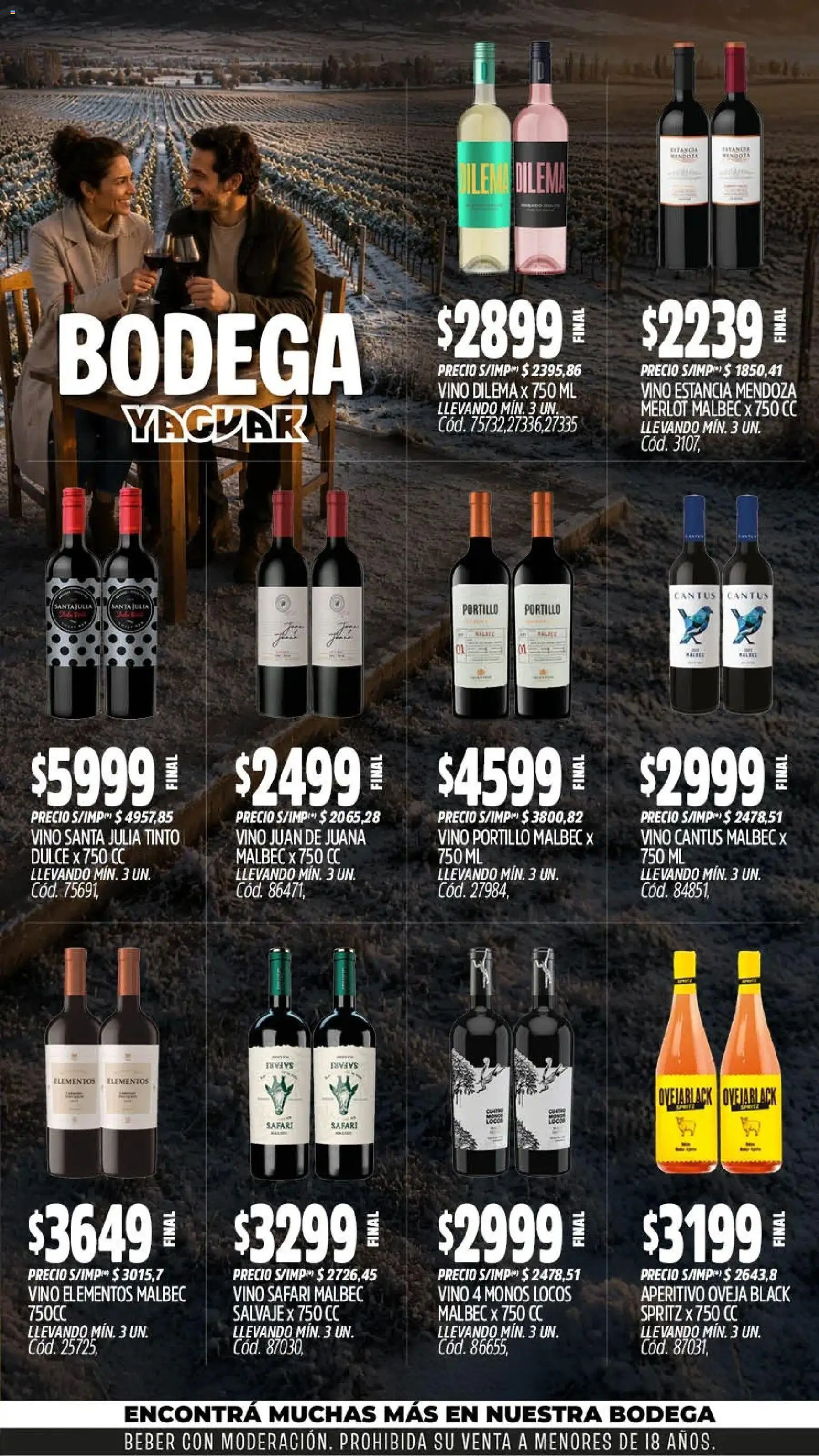 Yaguar - Oferta Semanal Salta │ válido desde el 20/07/2026 | Página: 6 | Productos: Vino