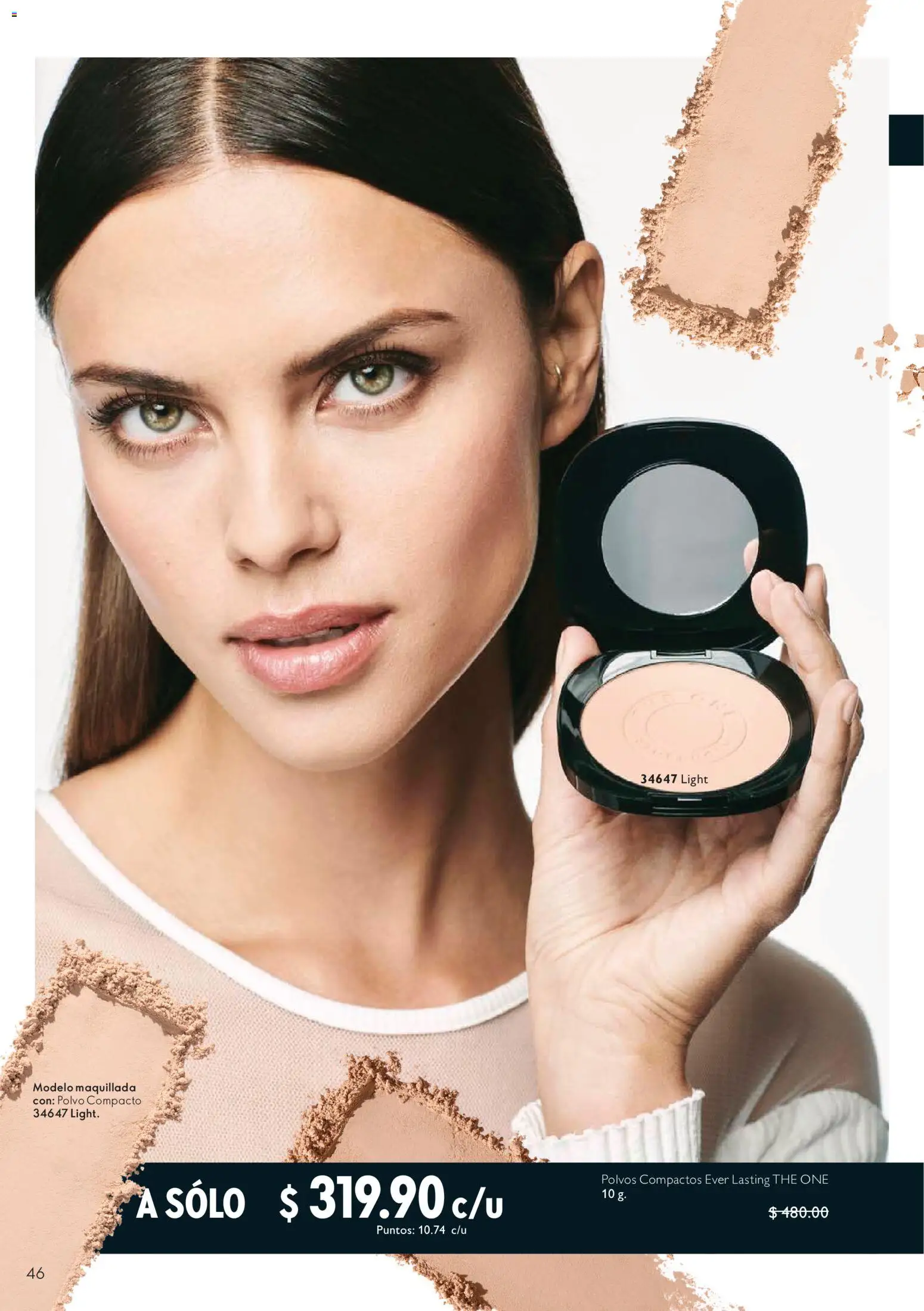 Nuevas ofertas de Oriflame válidas en toda la República Mexicana desde el 22/08/2026. ¡Encuentra las mejores ofertas en Oriflame campaña 12 2026! | Página: 46 | Productos: Polvo compacto, Polvo