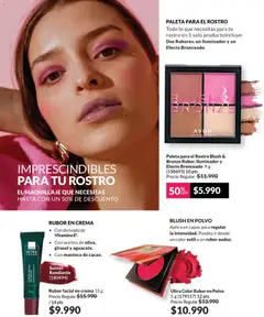 Avon Campaña 5 válido desde el 01.05.2026 | Página: 43 | Productos: Maquillaje, Polvo, Iluminador, Rubor