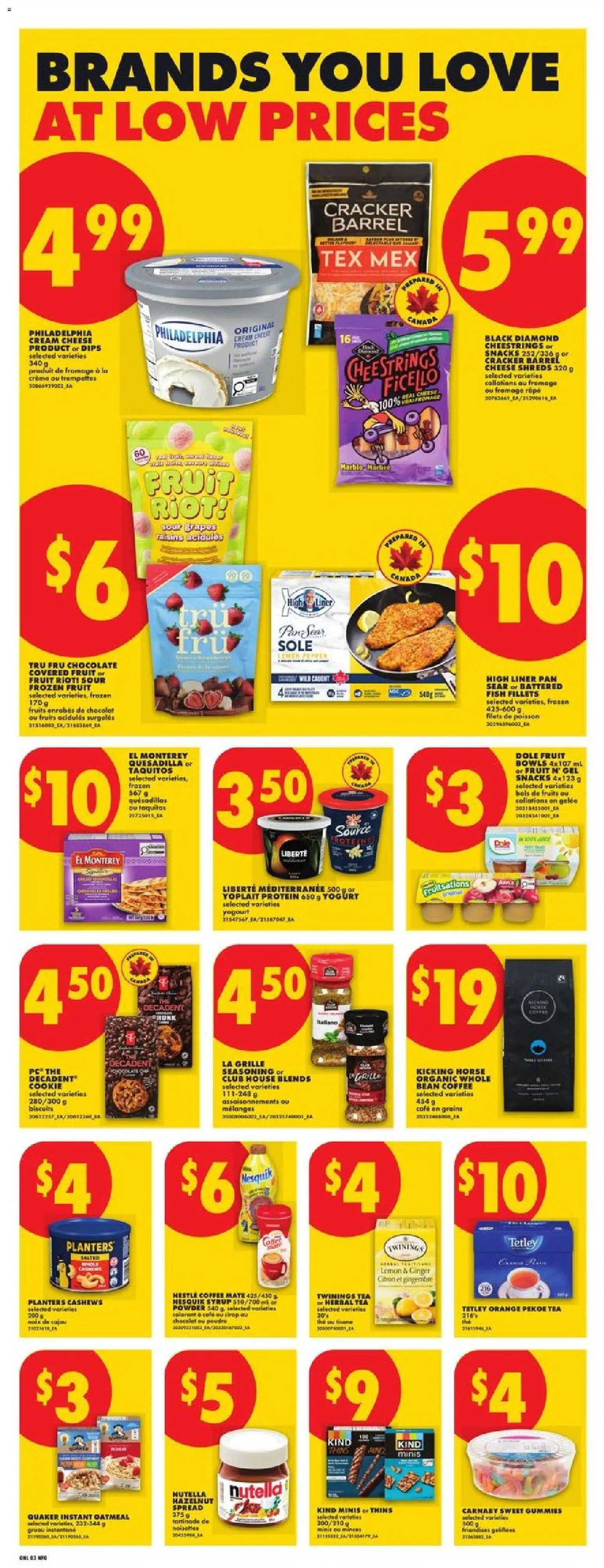 No Frills flyer valid from 14.05.2026 | Page: 7 | Products: Cream, Cookies, Yogurt, Coffee