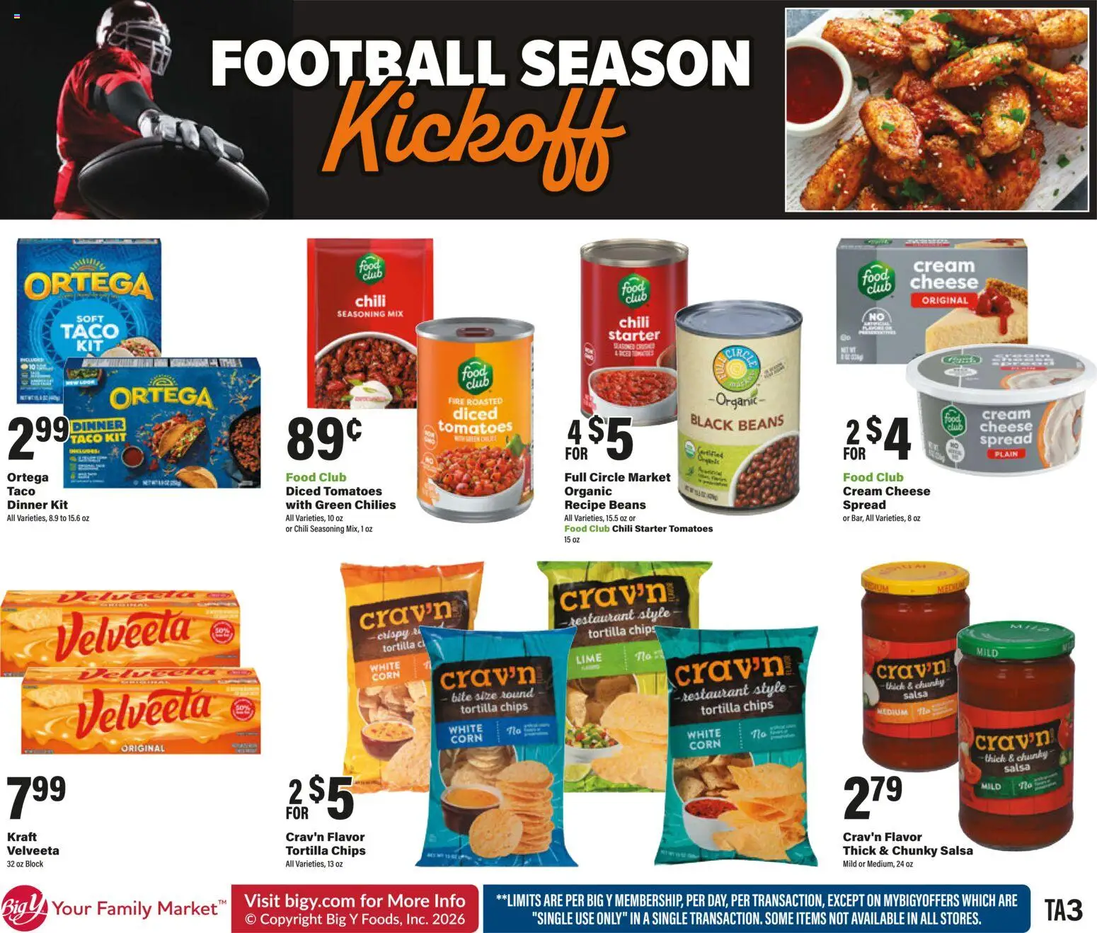 Big Y Weekly Ad - valid from 09/10/2026 | Page: 5 | Products: Cream cheese, Cheese, Tomatoes, Starter