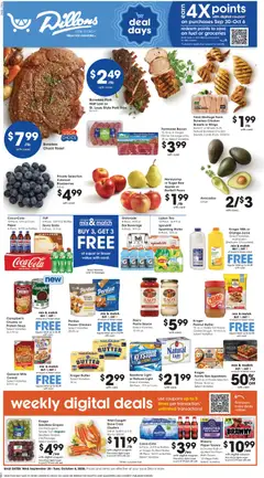 Preview of Dillons weekly ads valid from 09/30/2026