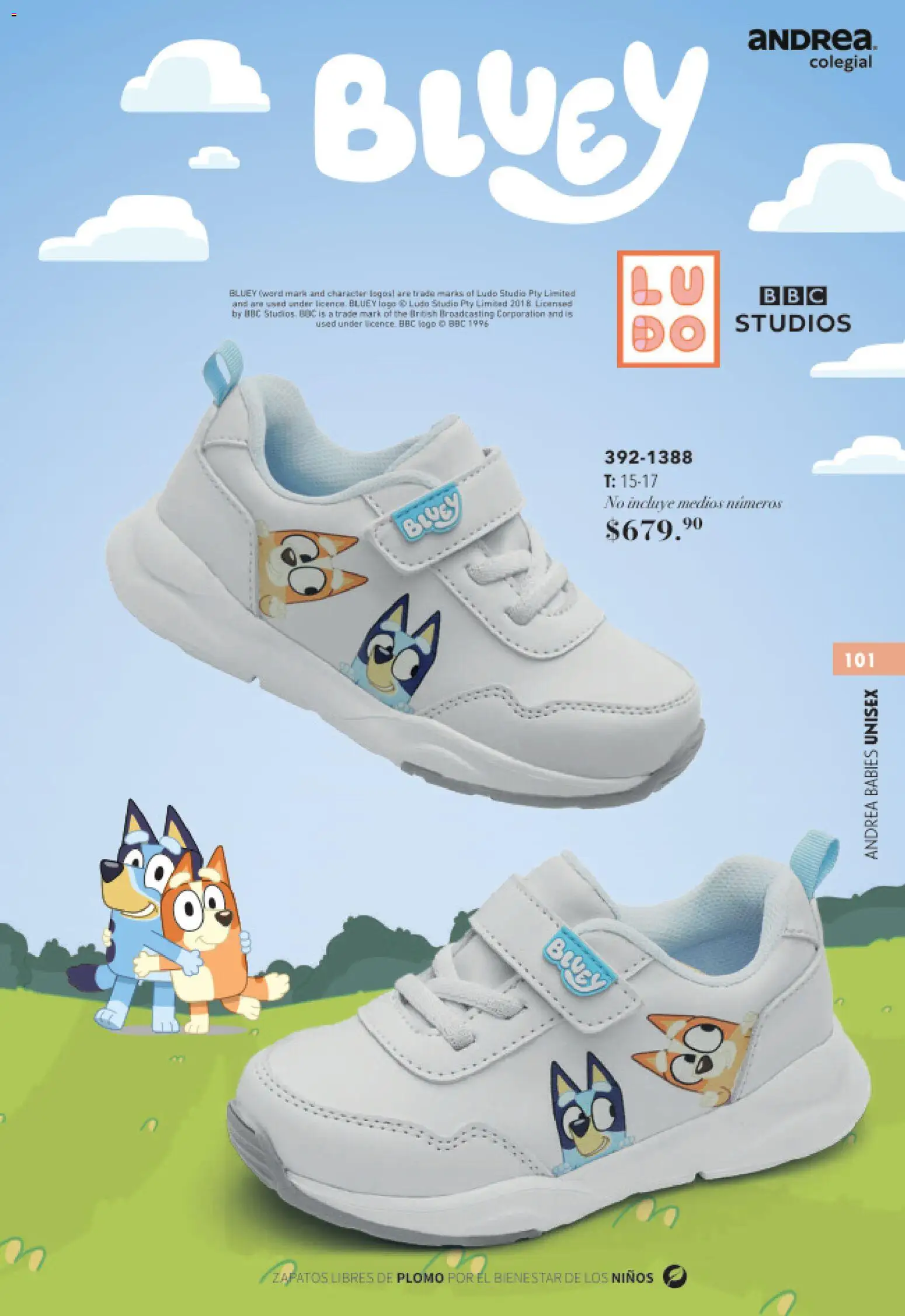 Nuevas ofertas de Andrea válidas en toda la República Mexicana desde el 23/05/2026. ¡Encuentra las mejores ofertas en Andrea catálogo Colegial! | Página: 101 | Productos: Zapatos