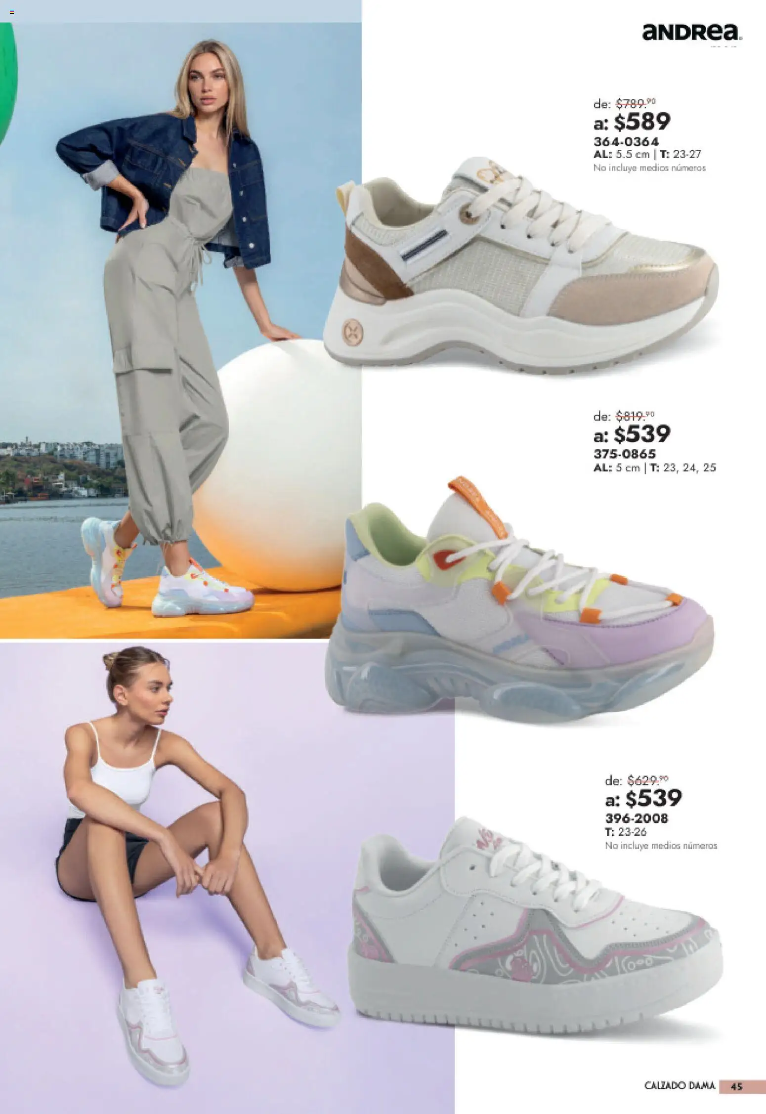 Nuevas ofertas de Andrea válidas en toda la República Mexicana desde el 26/07/2026. ¡Encuentra las mejores ofertas en Andrea catálogo Outlet! | Página: 45