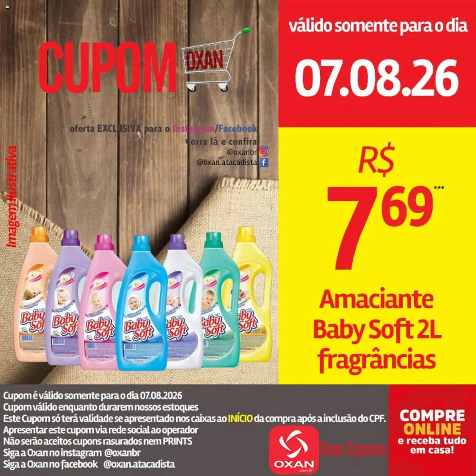 Oxan Atacadista Folheto - válido de 07/08/2026 | Página: 16 | Produtos: Amaciante