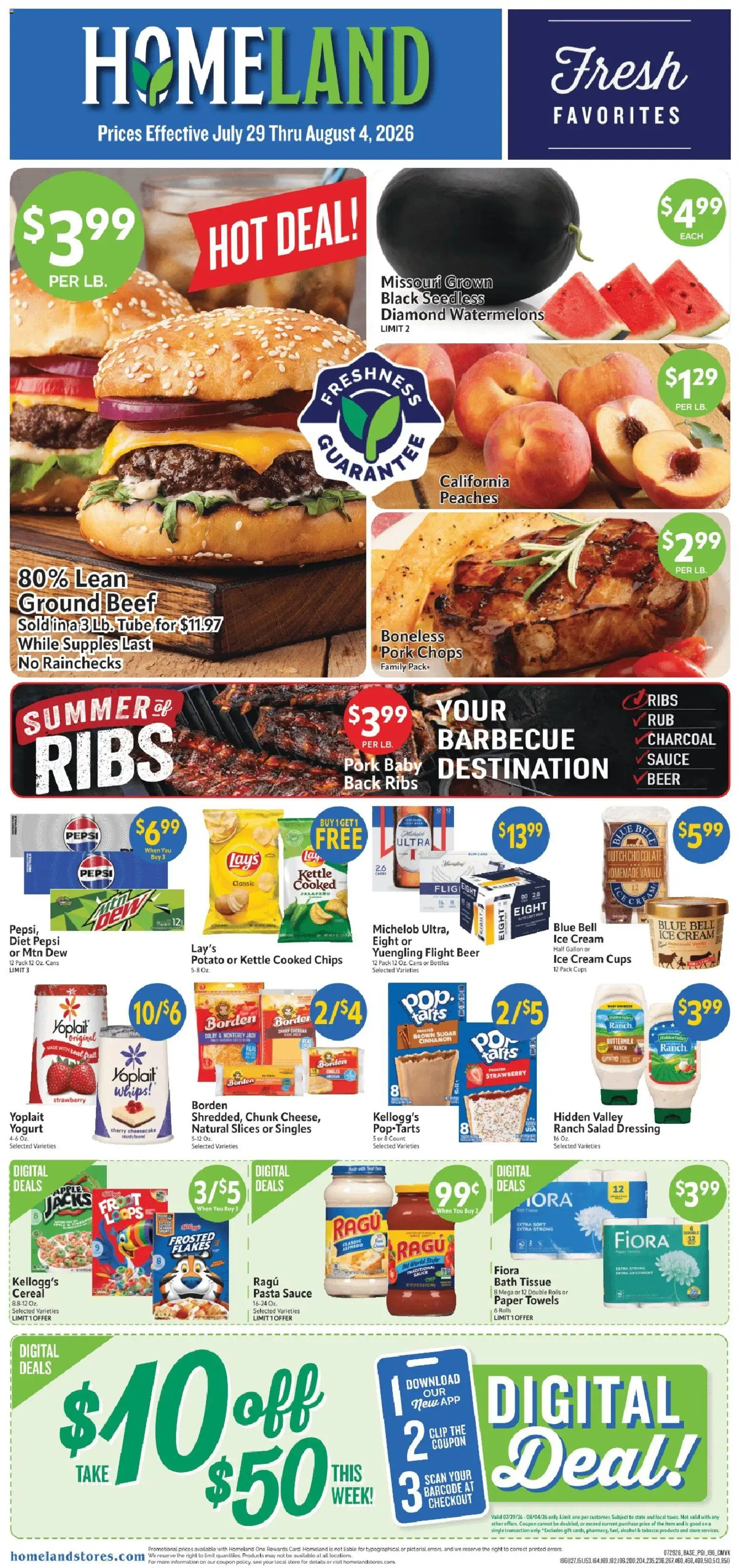 Homeland Weekly Ad - valid from 07/29/2026 | Page: 1