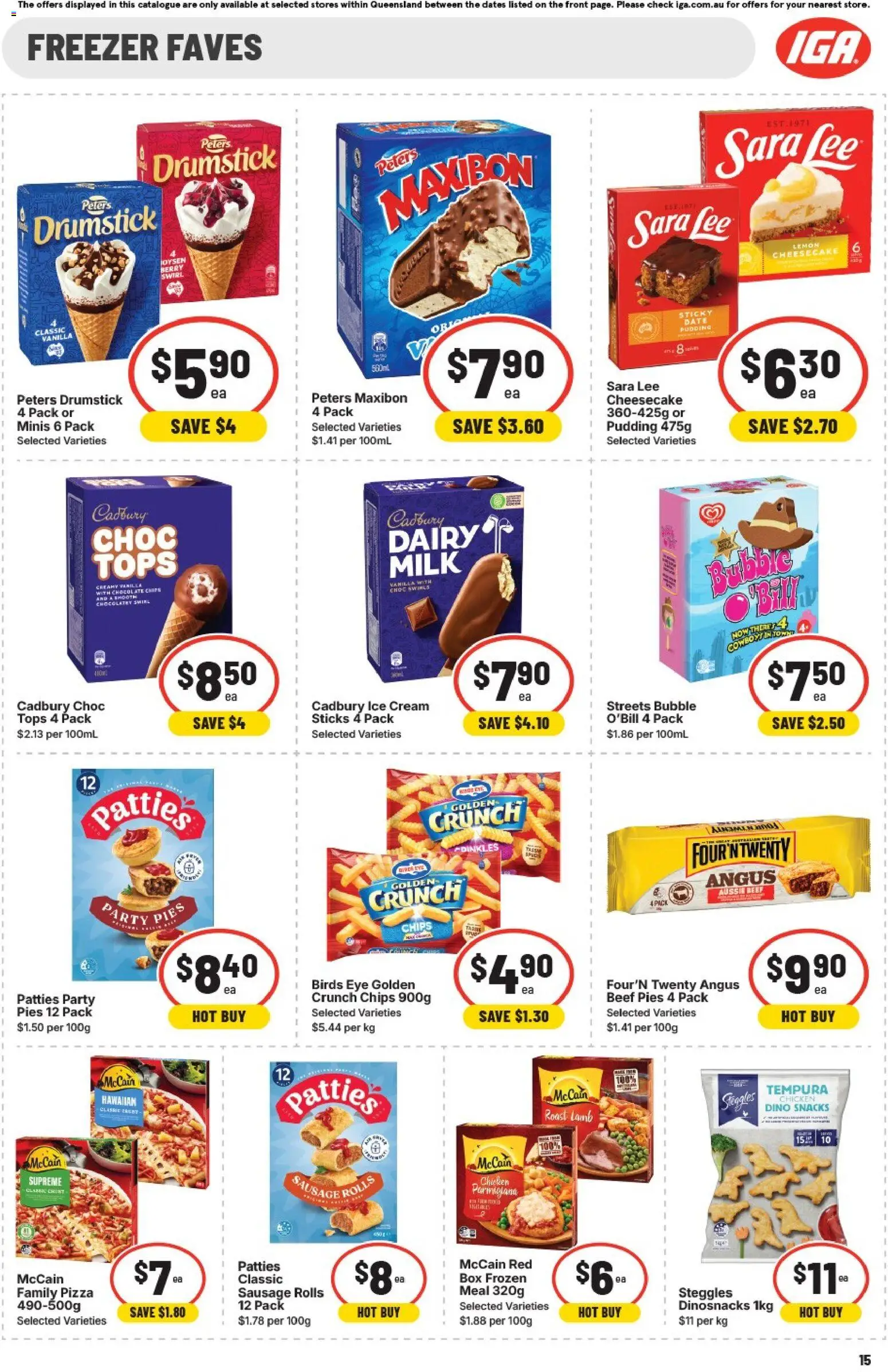 IGA catalogue - valid from 02/09/2026 | Page: 12 | Products: Pizza, Lamb, Lemon, Pies