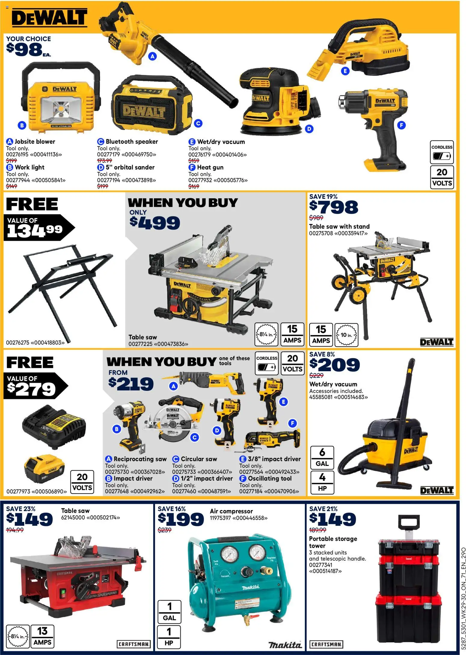 Rona flyer valid from Aug 13, 2026 | Page: 18 | Products: Bluetooth speaker, Speaker, Tools, Air compressor