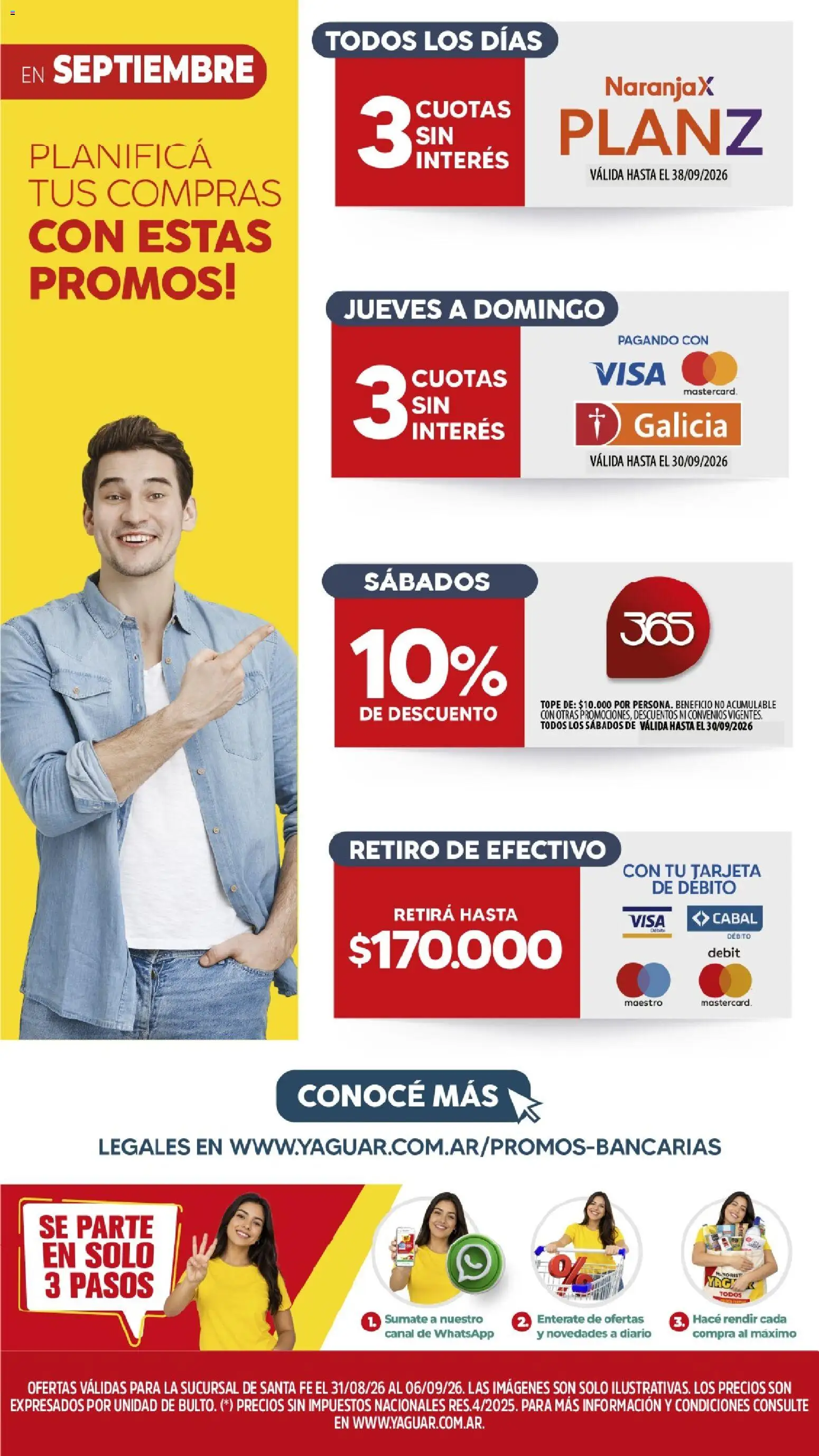 Yaguar - Aliados De Tu Bolsillo Santa Fé │ válido desde el 31/08/2026 | Página: 3