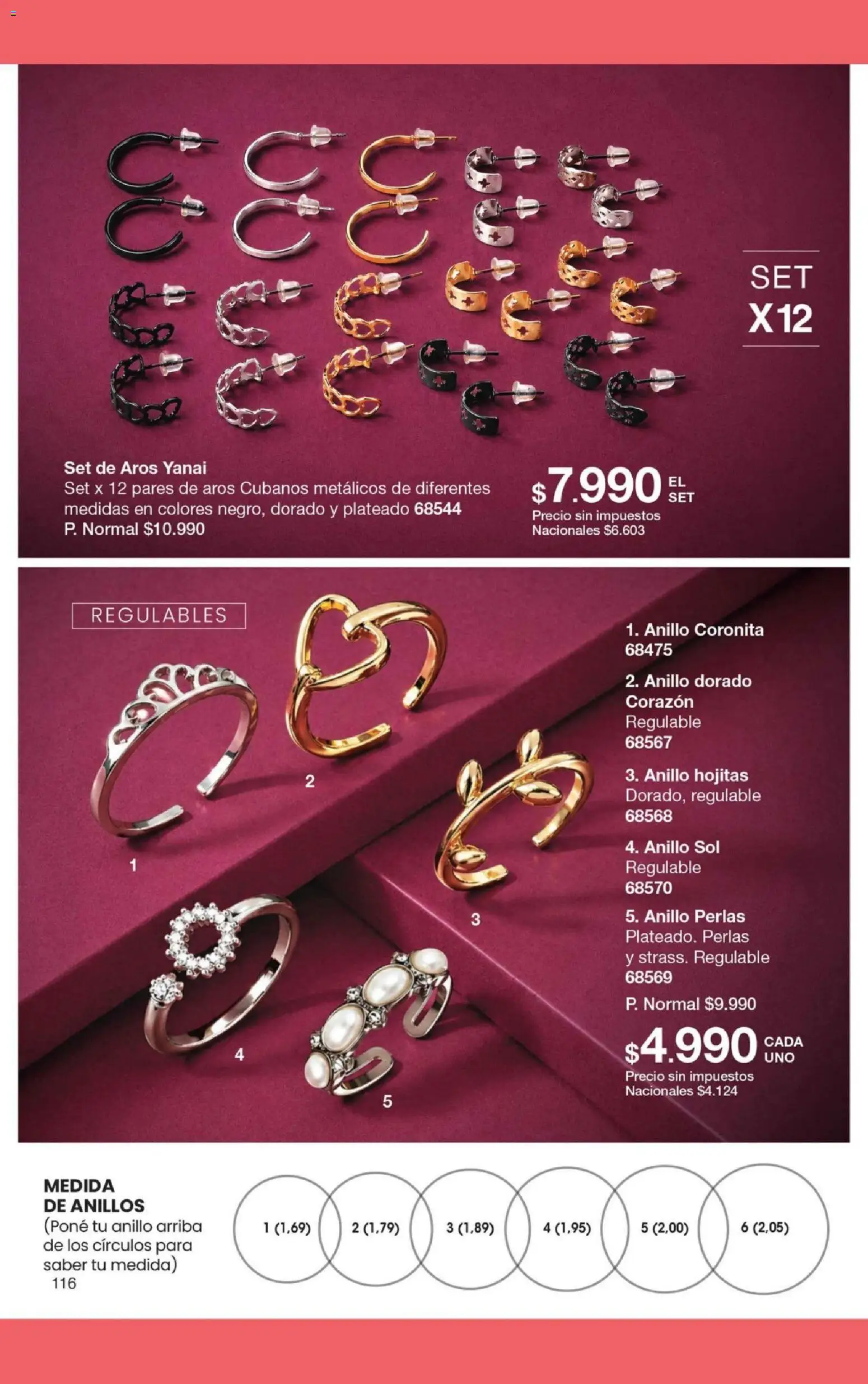 Gigot catálogo 11 │ válido desde el 01/07/2026 | Página: 122 | Productos: Aros, Anillo
