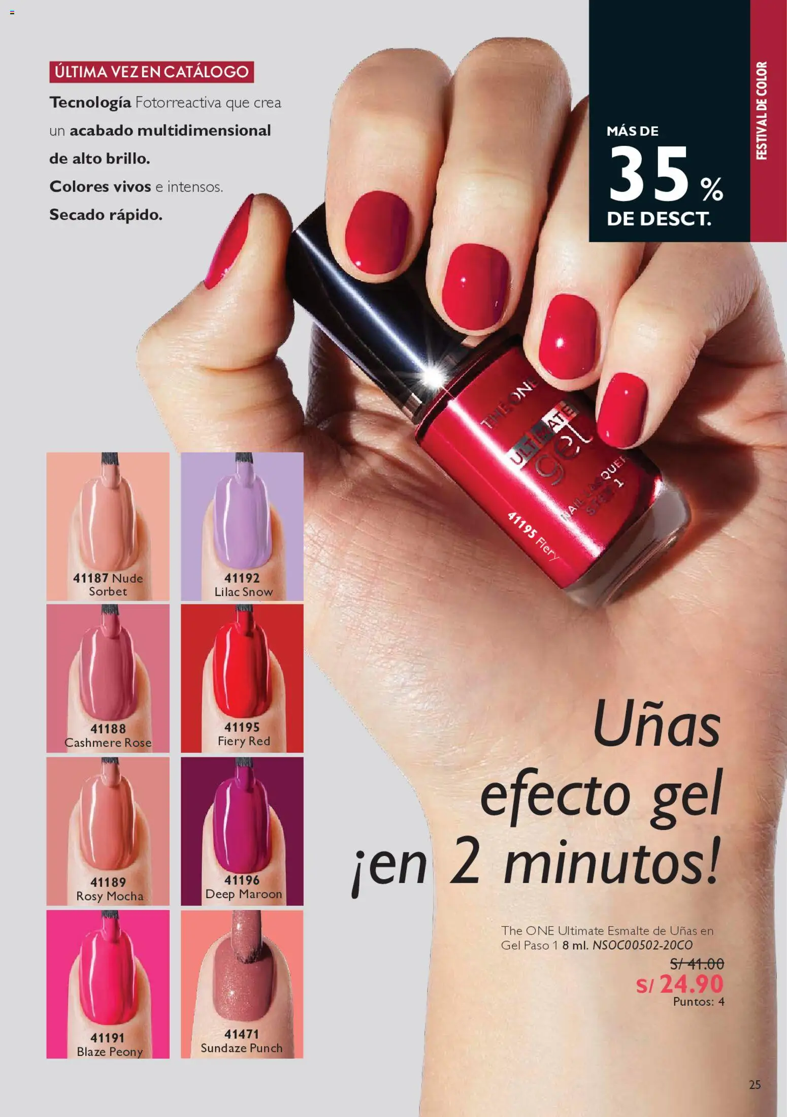 Catálogo Oriflame válido desde 09.05.2026 | Página: 27 | Productos: Esmalte de uñas