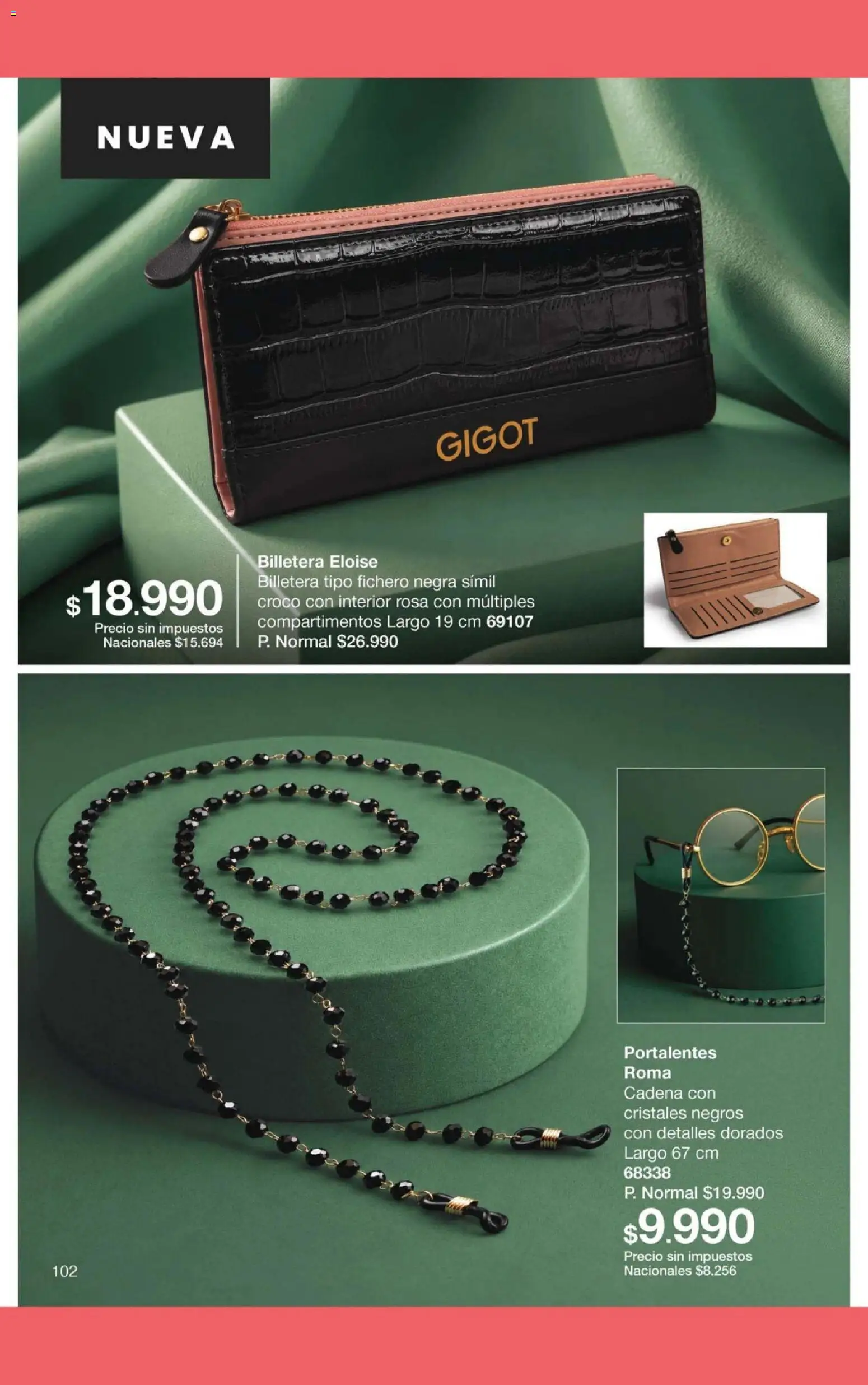 Gigot - CAMPAÑA 13 │ válido desde el 23/08/2026 | Página: 108 | Productos: Cadena, Billetera