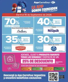 Vista previa Carrefour Market catálogo válido desde el 09/09/2026 | Página: 2 | Productos: Alimentos, Verduras, Queso, Cacao