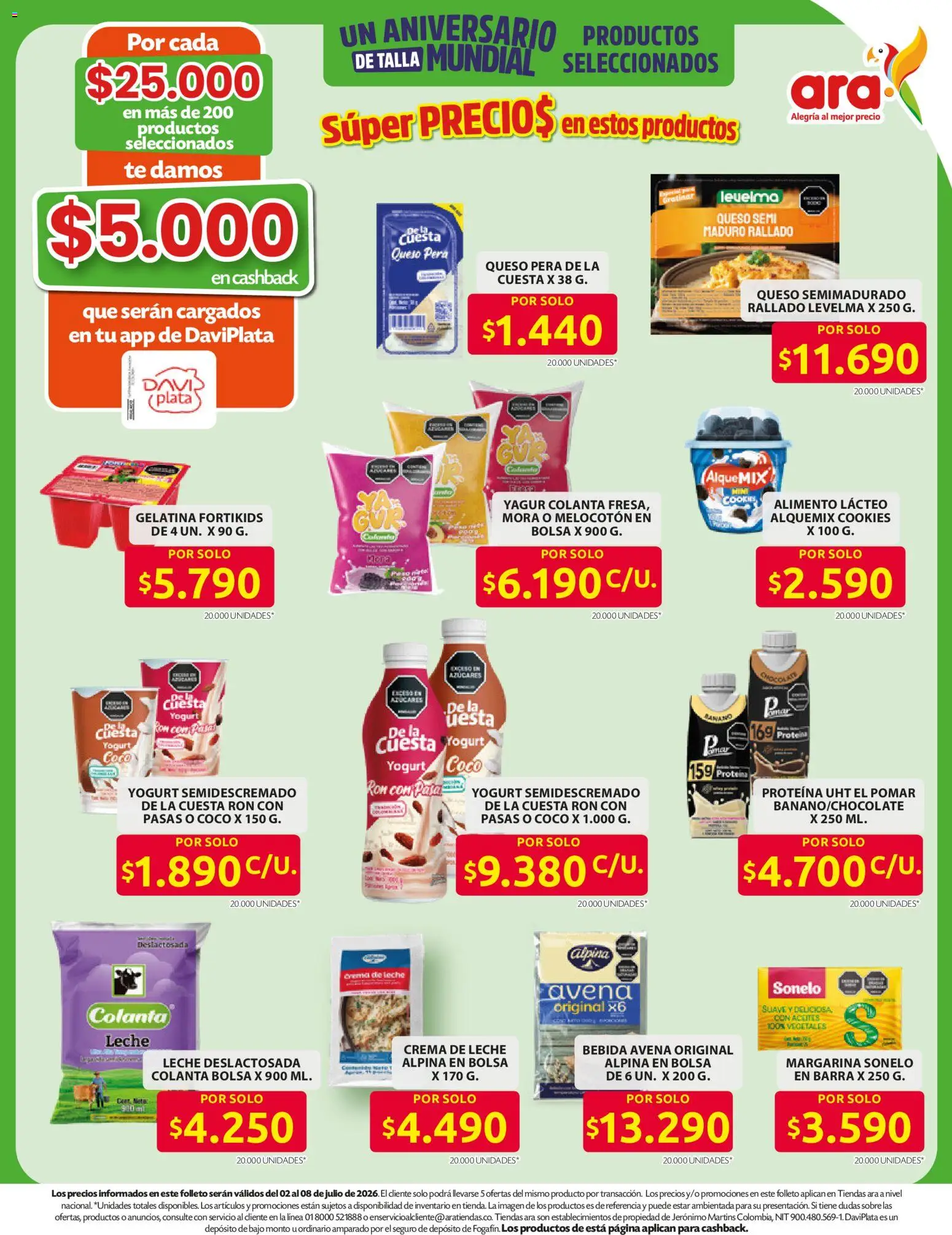 Ara revista - valida desde el 11/06/2026 | Página: 10 | Productos: Crema, Ron, Zuecos, Pera