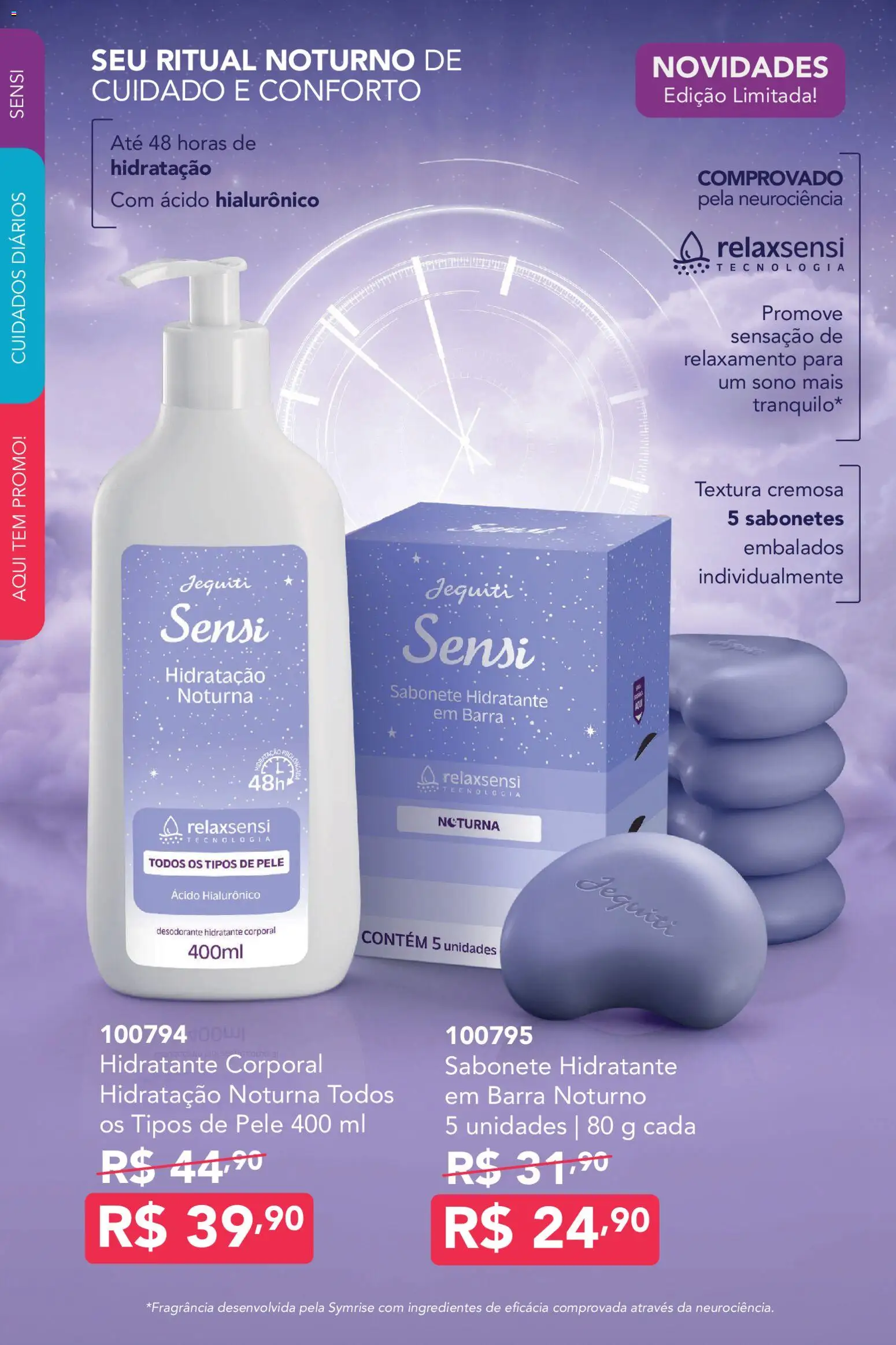 Jequiti Folheto - válido de 17/09/2026 | Página: 9 | Produtos: Hidratante corporal, Desodorante, Sabonete