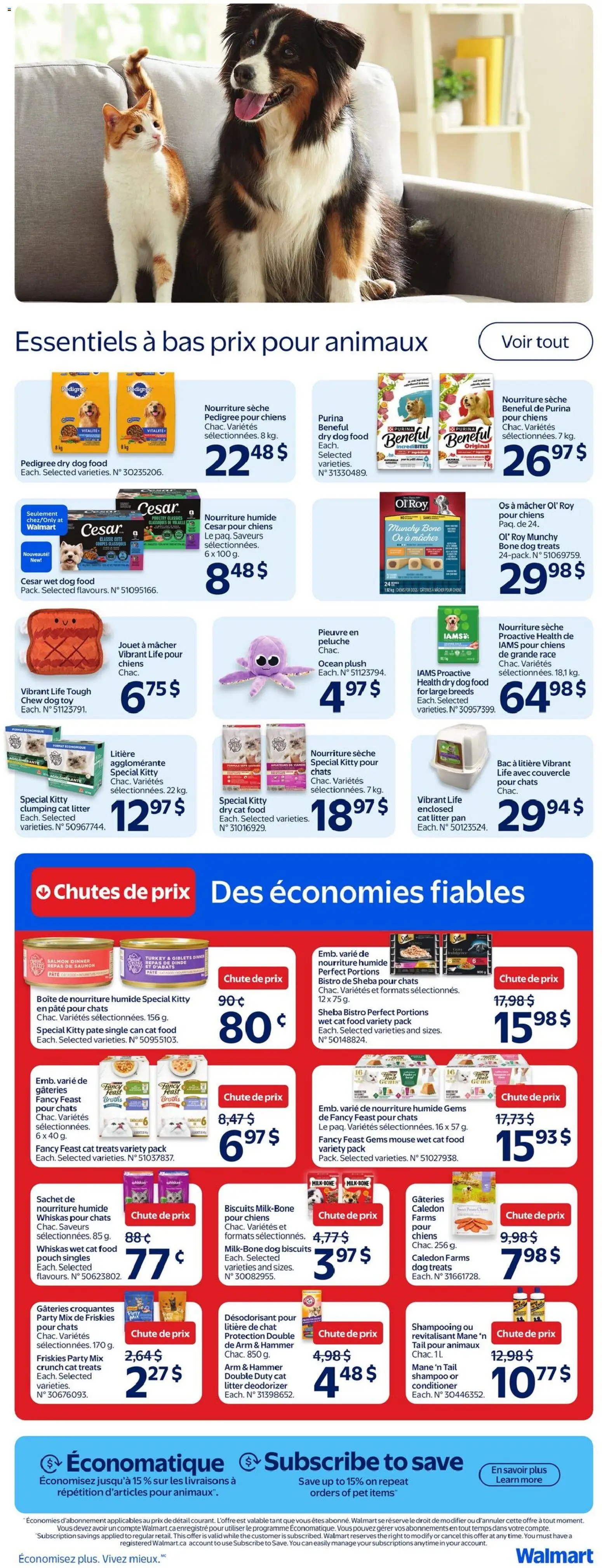 Walmart flyer valid from Oct 1, 2026 | Page: 18 | Products: Turkey, Dog food, Shampoo, Conditioner