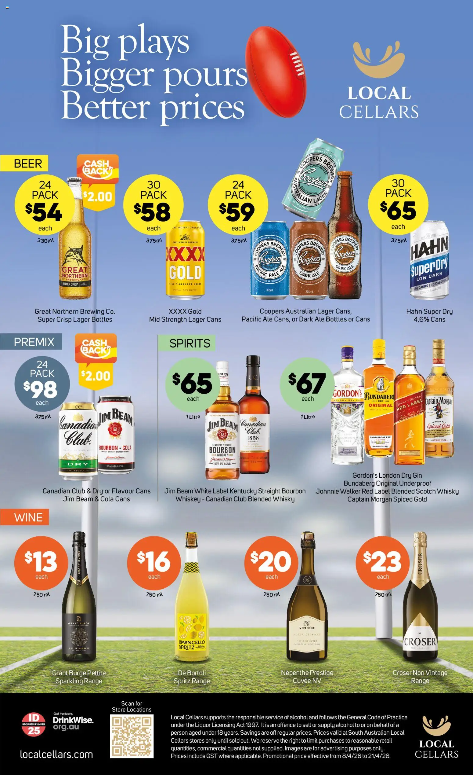 Foodland catalogue - valid from 08.04.2026 | Page: 31 | Products: Wine, Beer, Bourbon, Gin